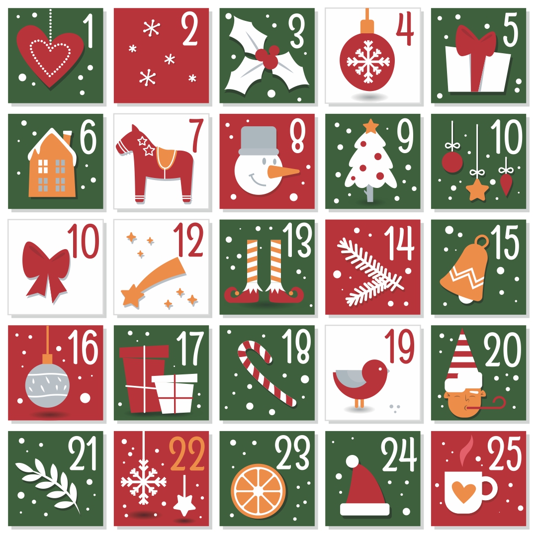 15 Best Free Printable Christmas Calendar Numbers PDF for Free at