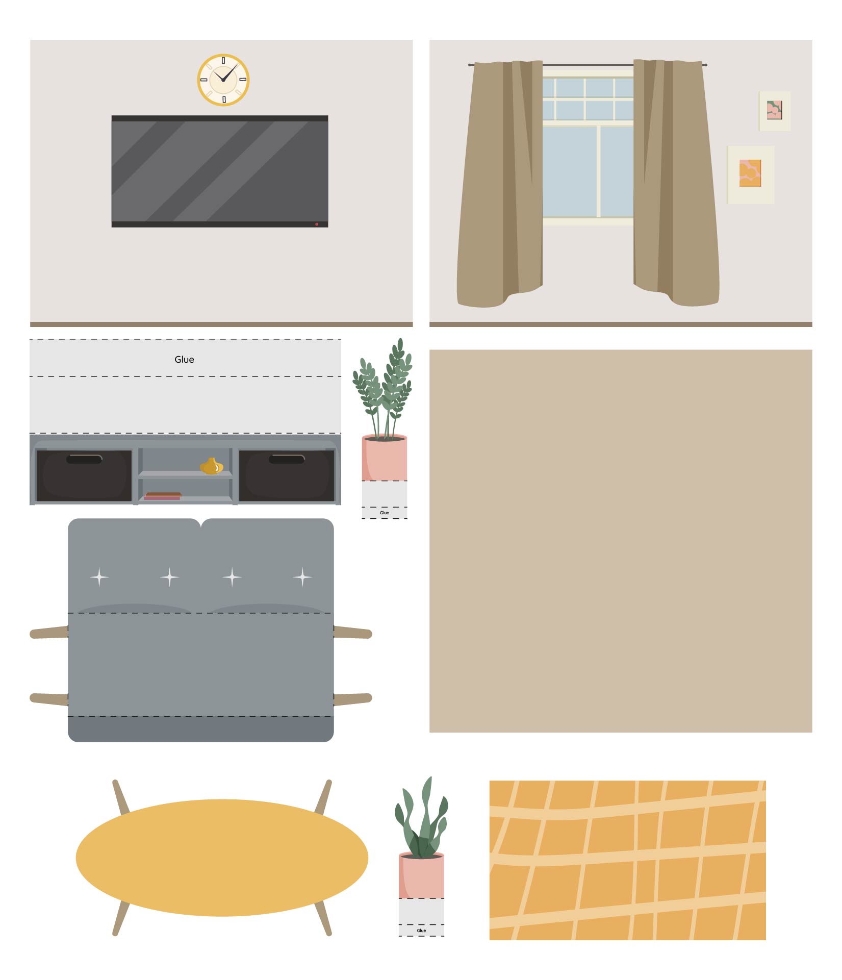  Printable Miniatures for Dollhouses