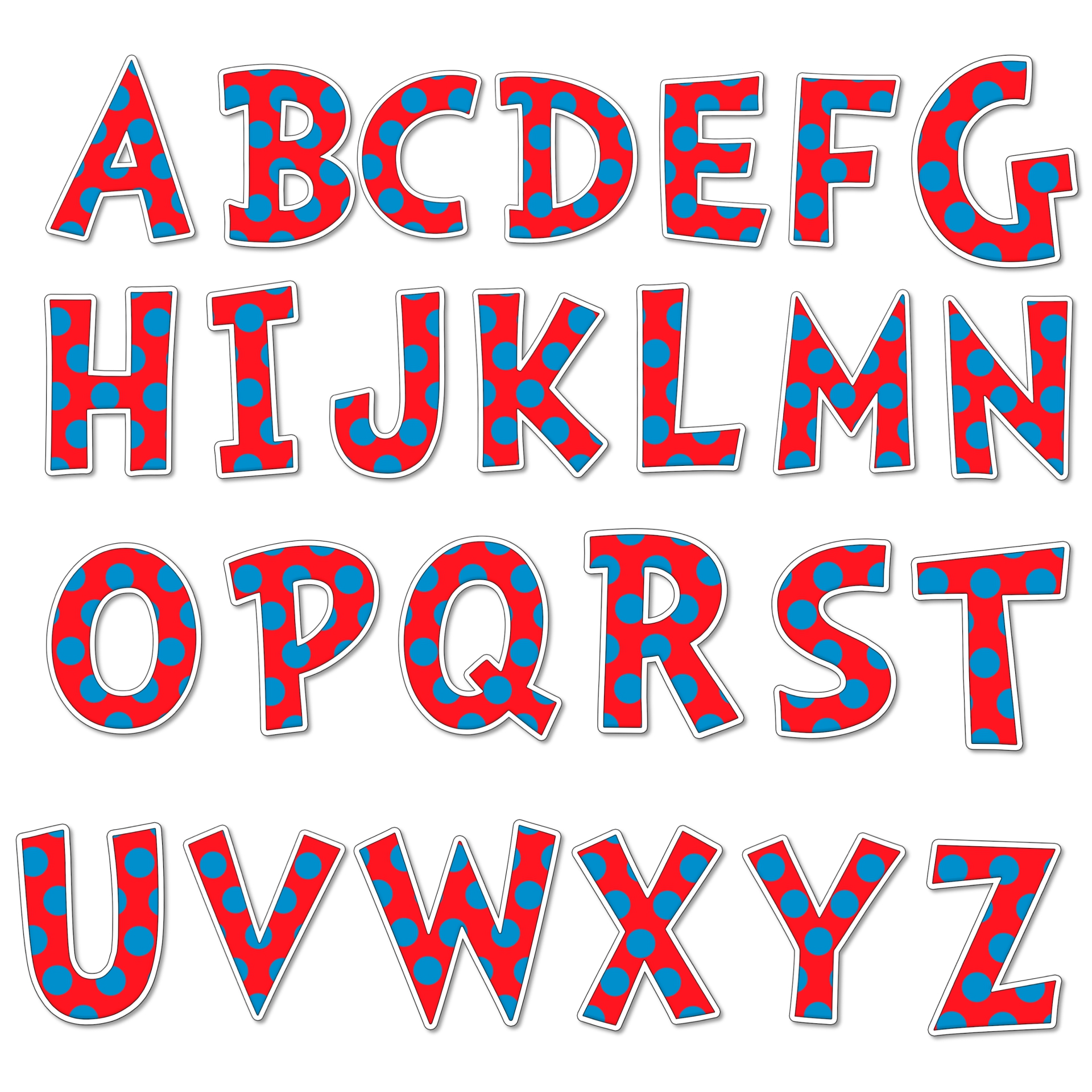 Dr. Seuss Printable Alphabet Letters