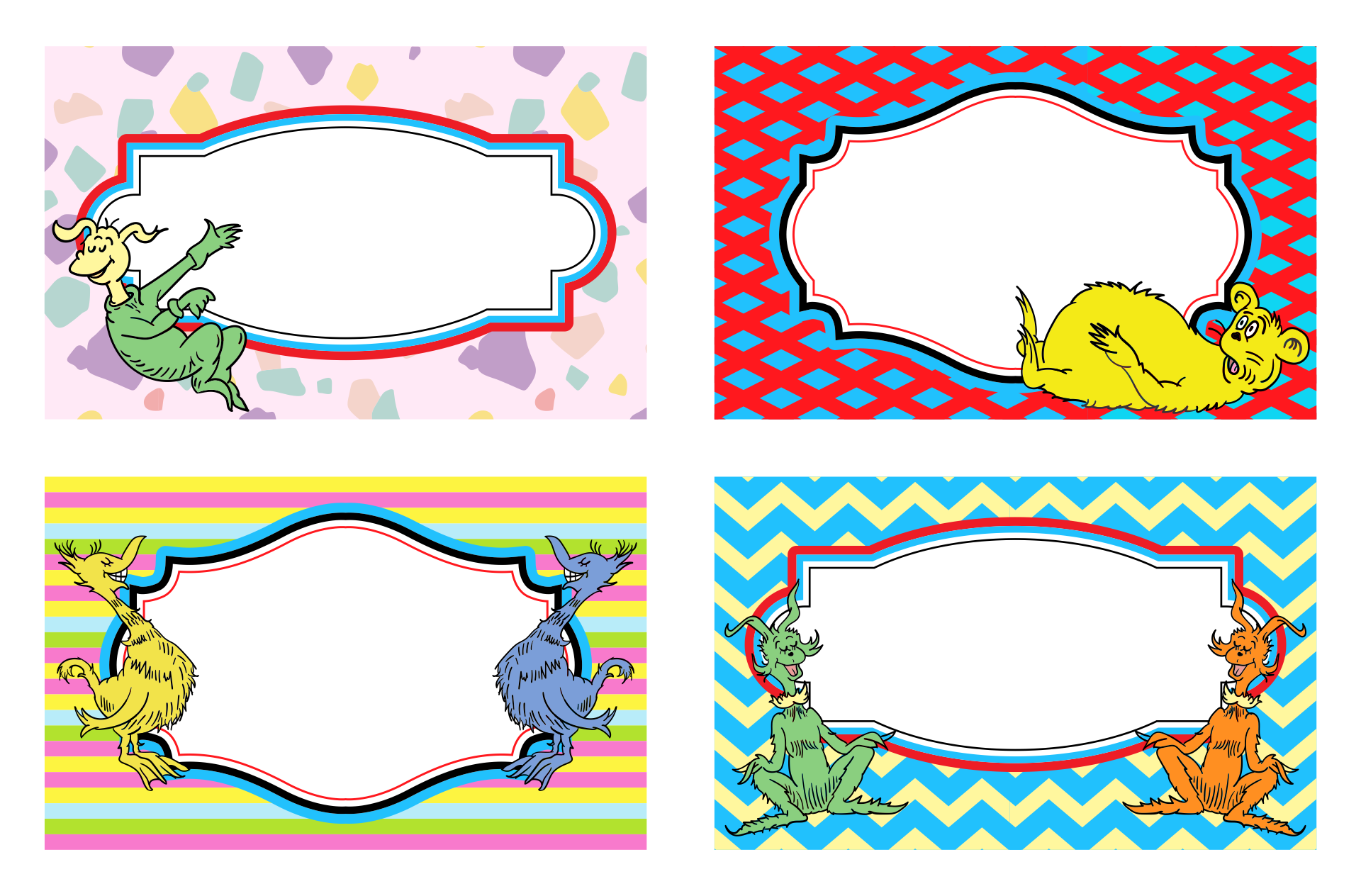 Dr Seuss Printable Crafts