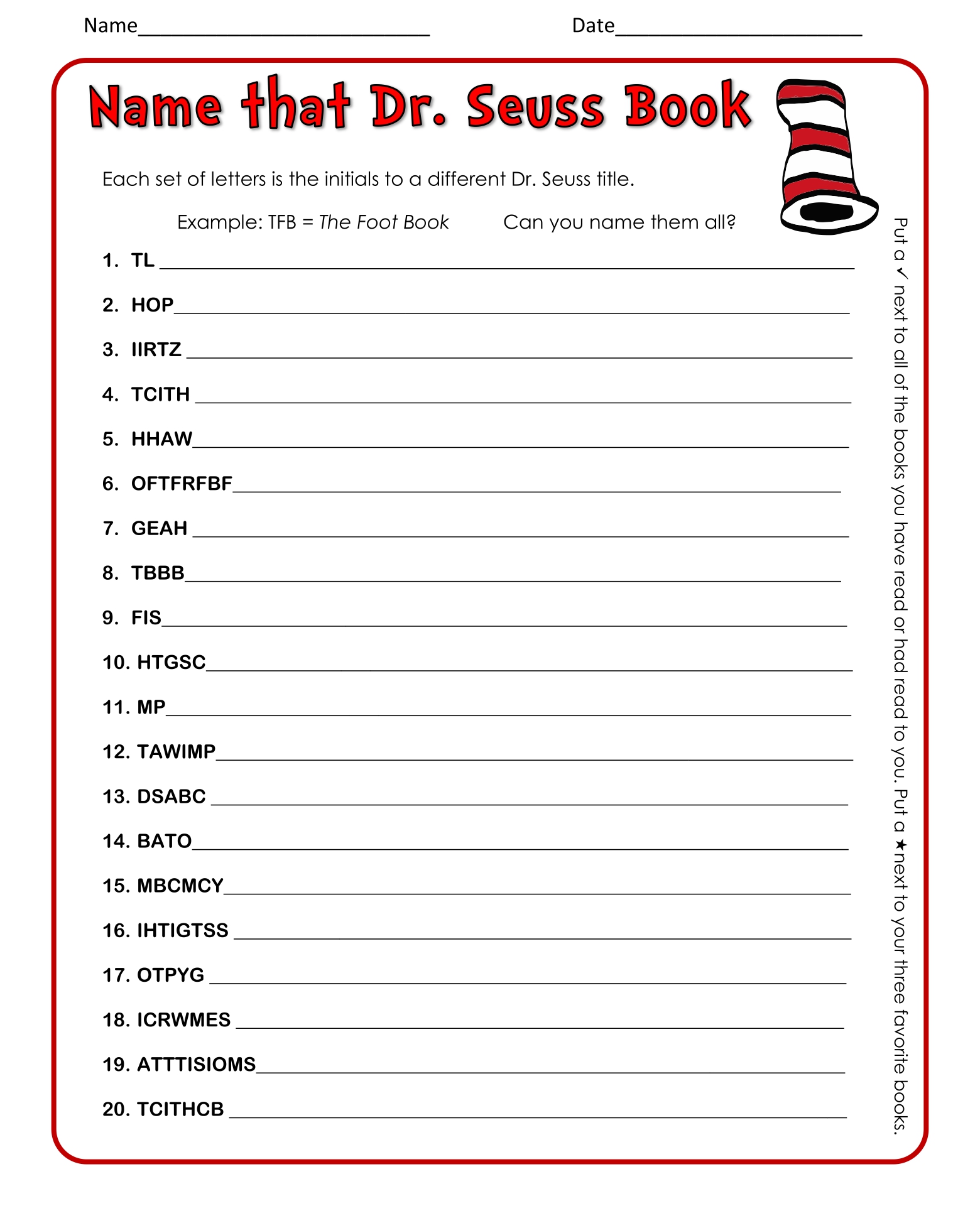 Dr Seuss Alphabet 10 Free PDF Printables Printablee Dr Seuss Alphabet 10 Free PDF Printables Printablee