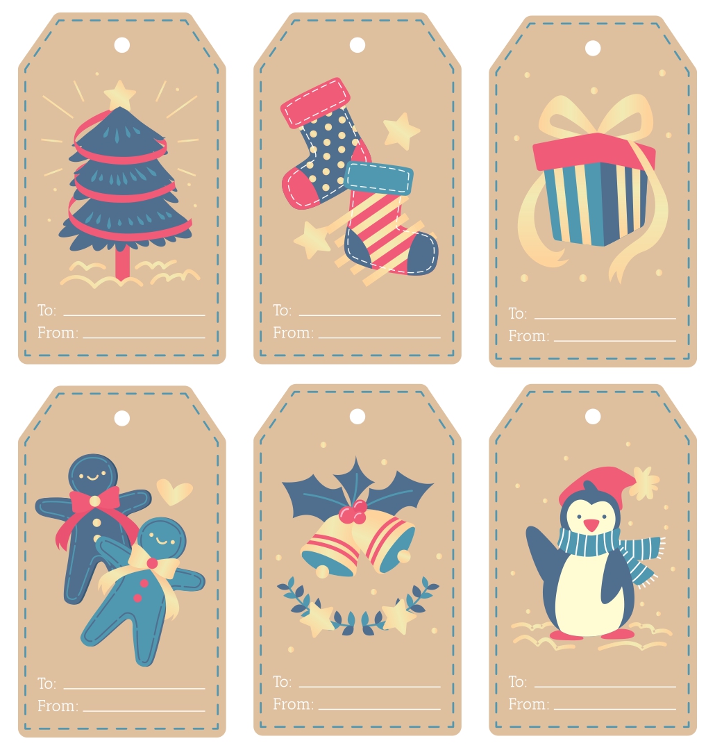 Printable Christmas Gift Tags for Jars