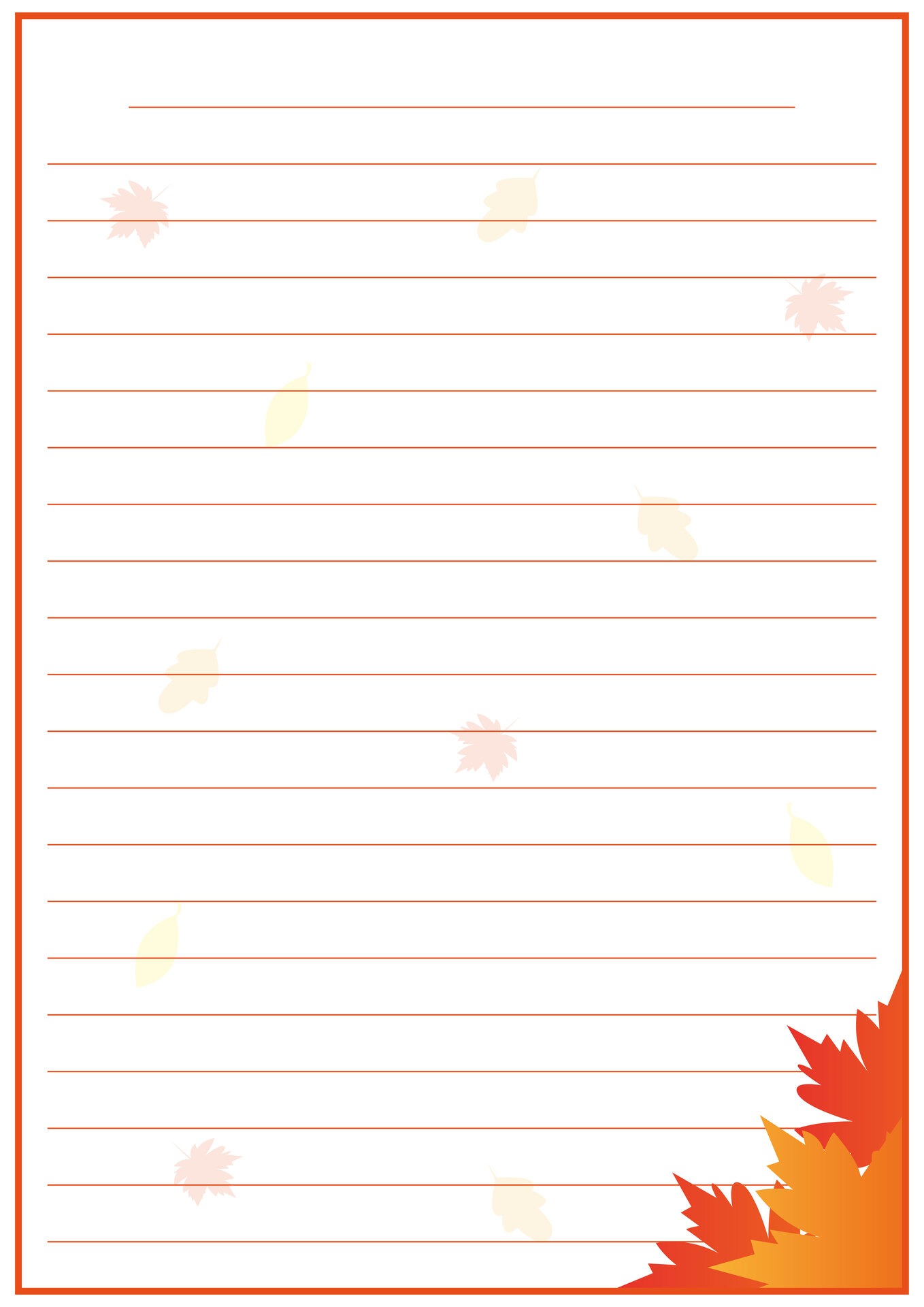 Fall Stationery Printable Printable Word Searches