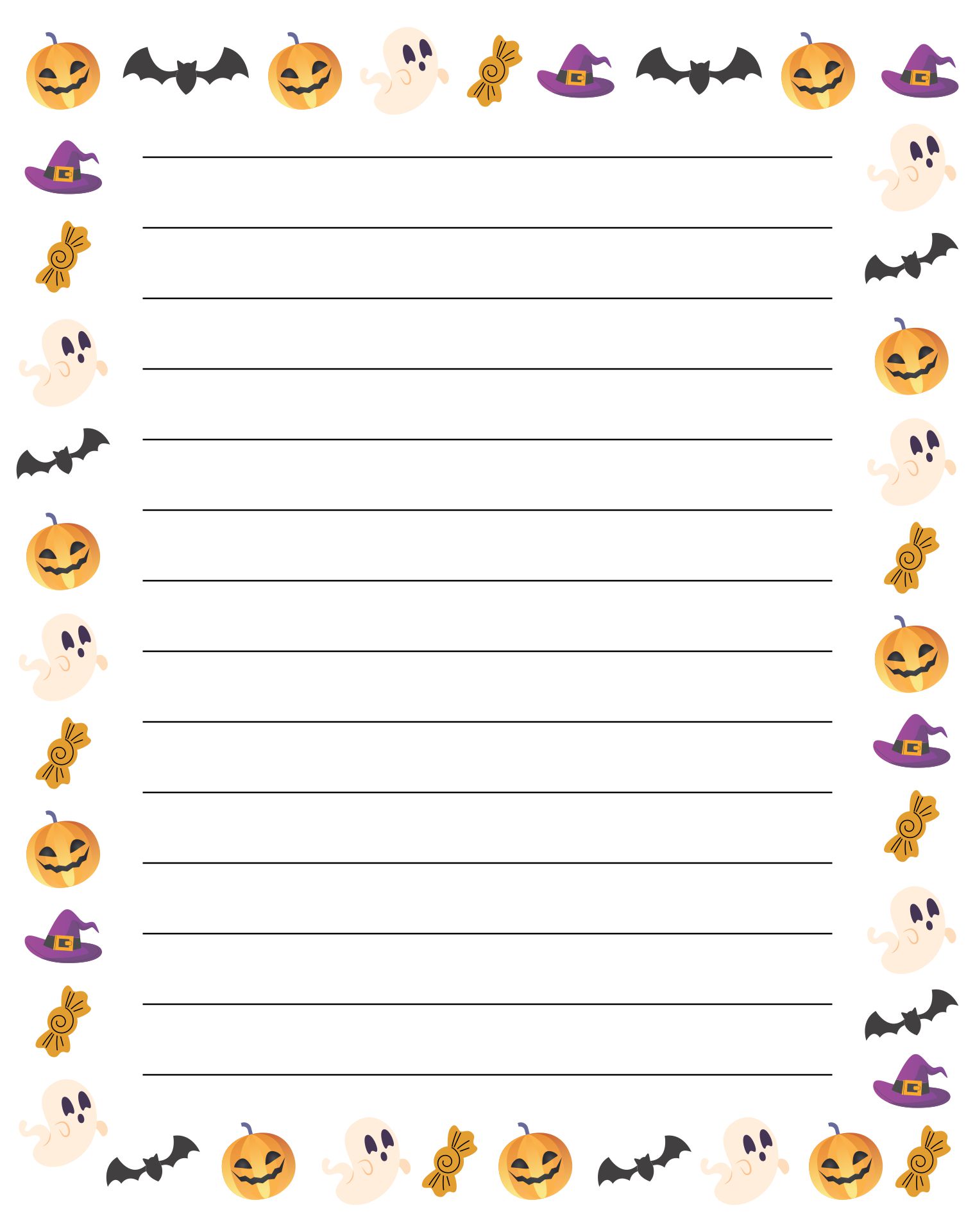  Printable Halloween Paper