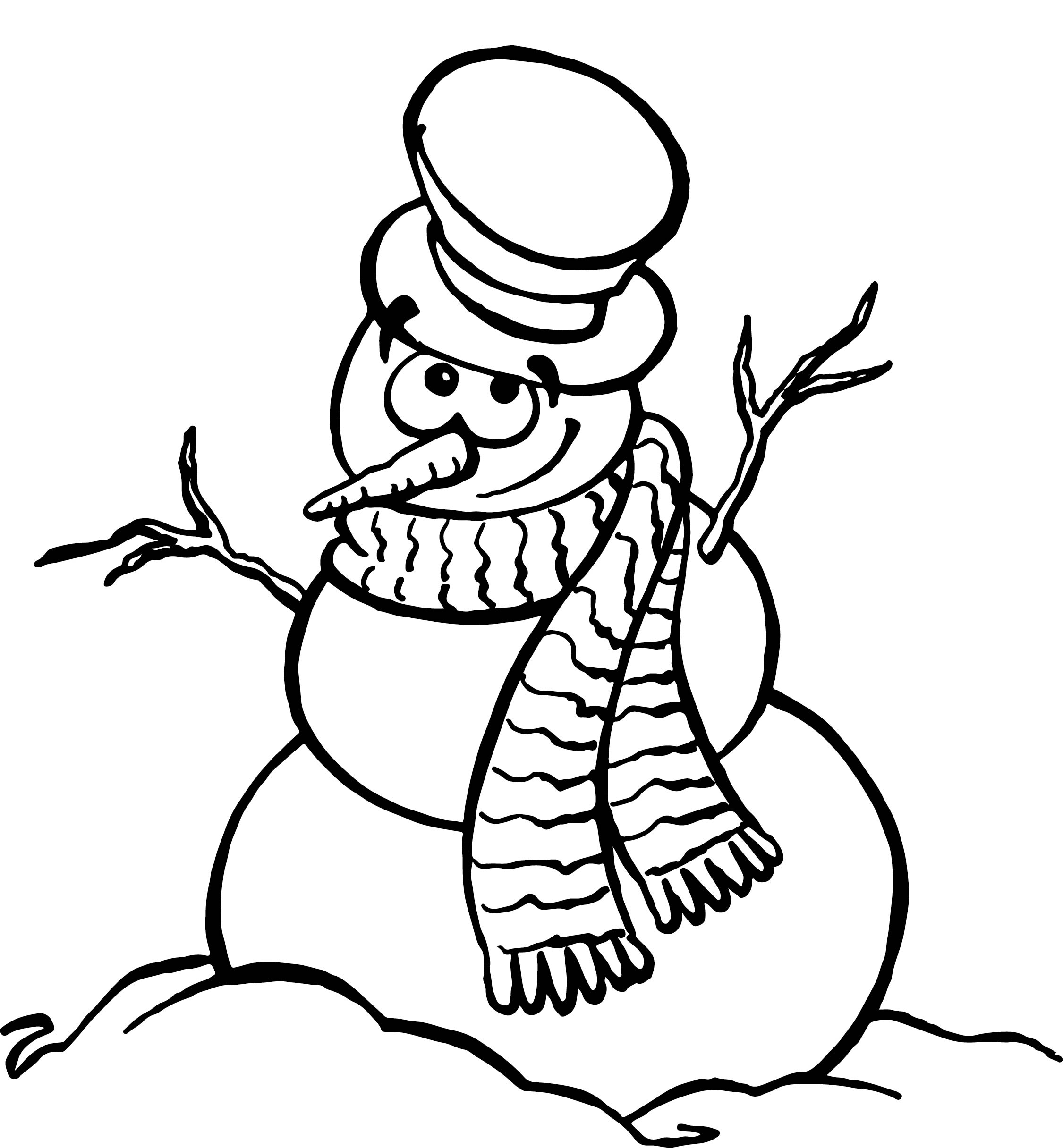 6 Best Printable Christmas Coloring Pages Snowman Frosty PDF for Free ...