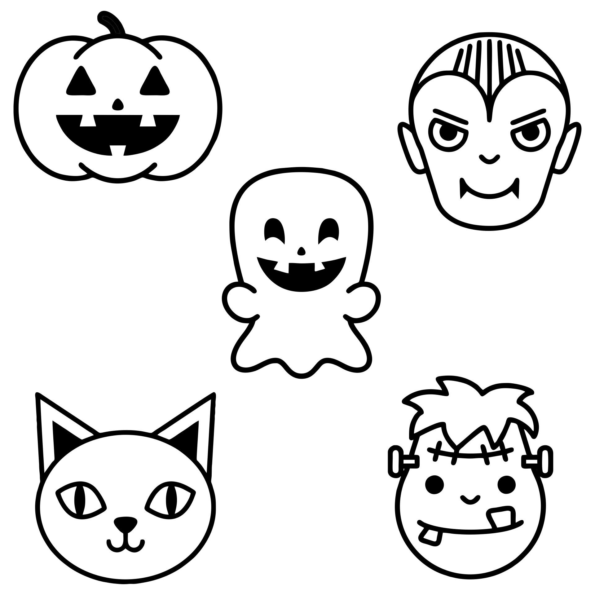 Printable Halloween Templates Cut Out