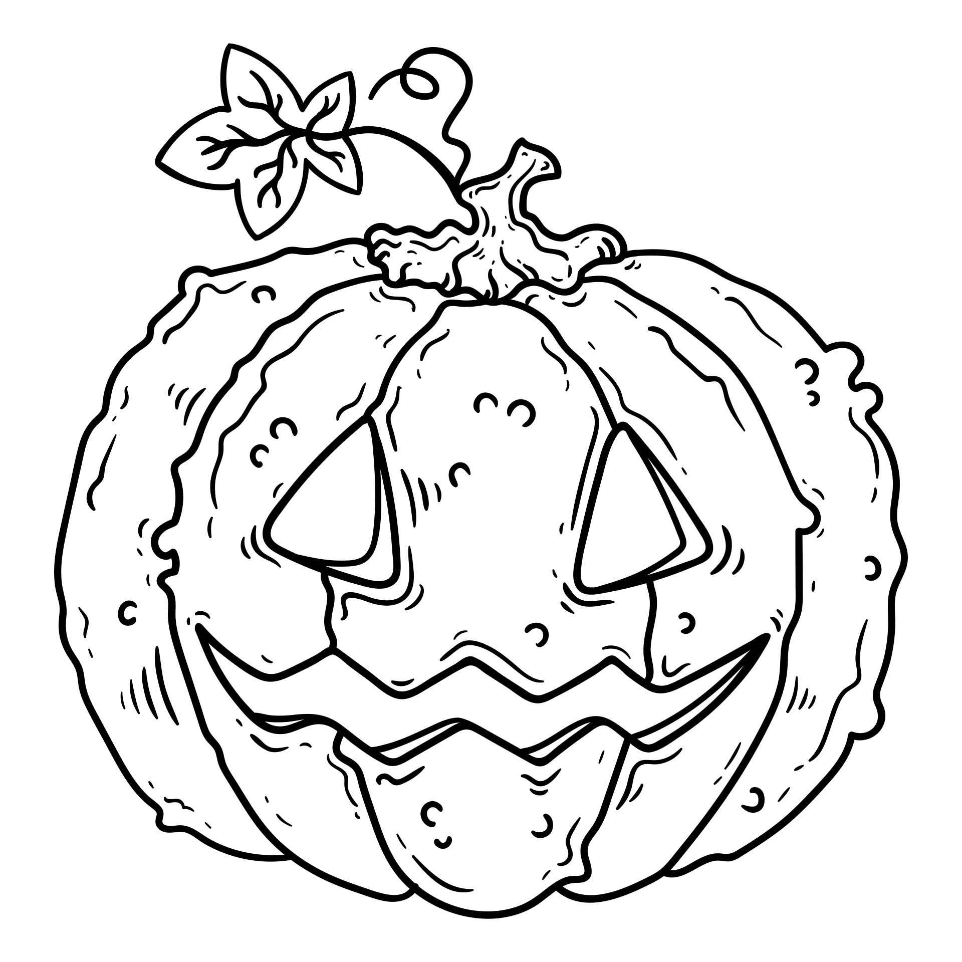Halloween Pumpkin Coloring Mask
