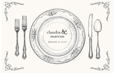 Place Setting Placemat Template