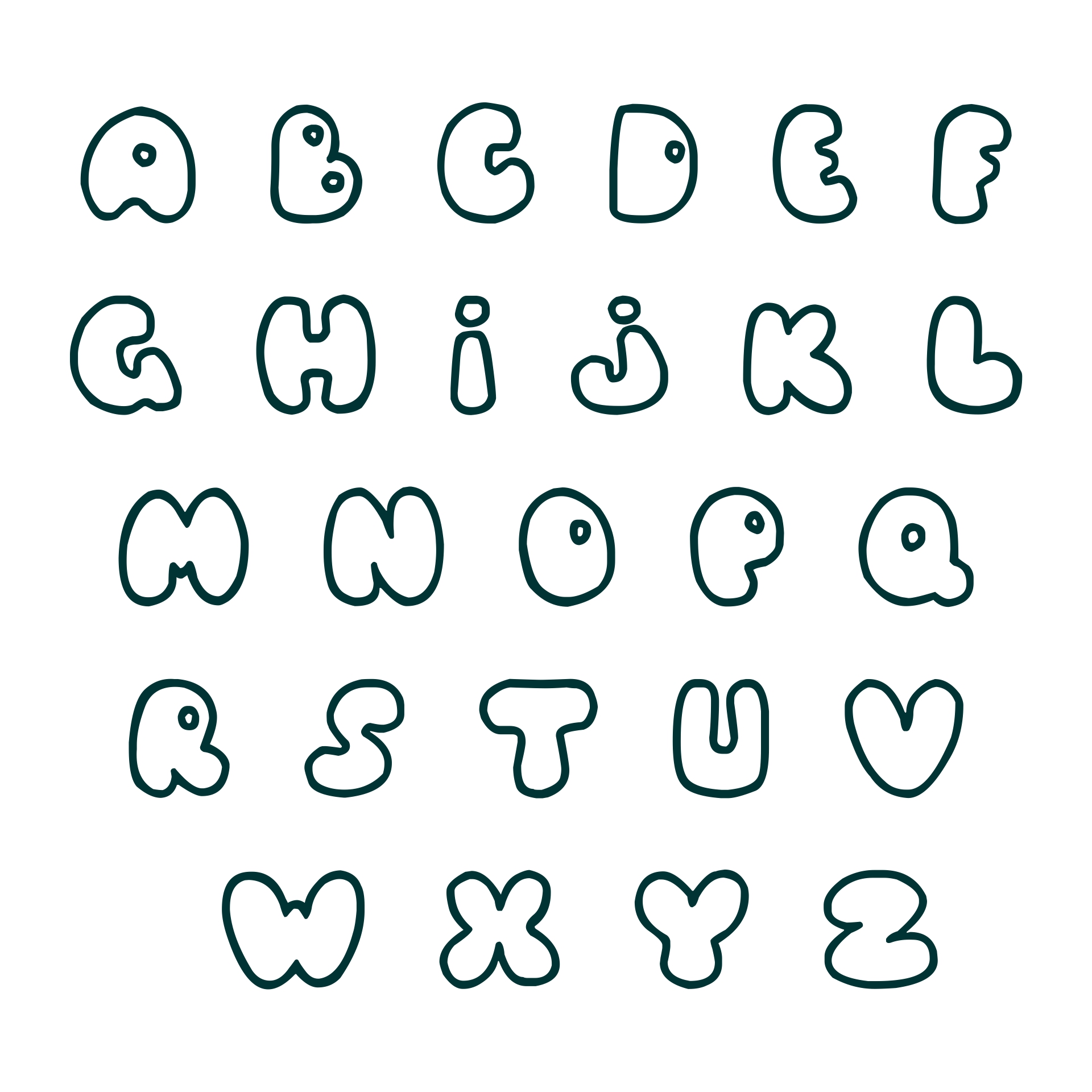 10-best-cute-printable-bubble-letters-printablee