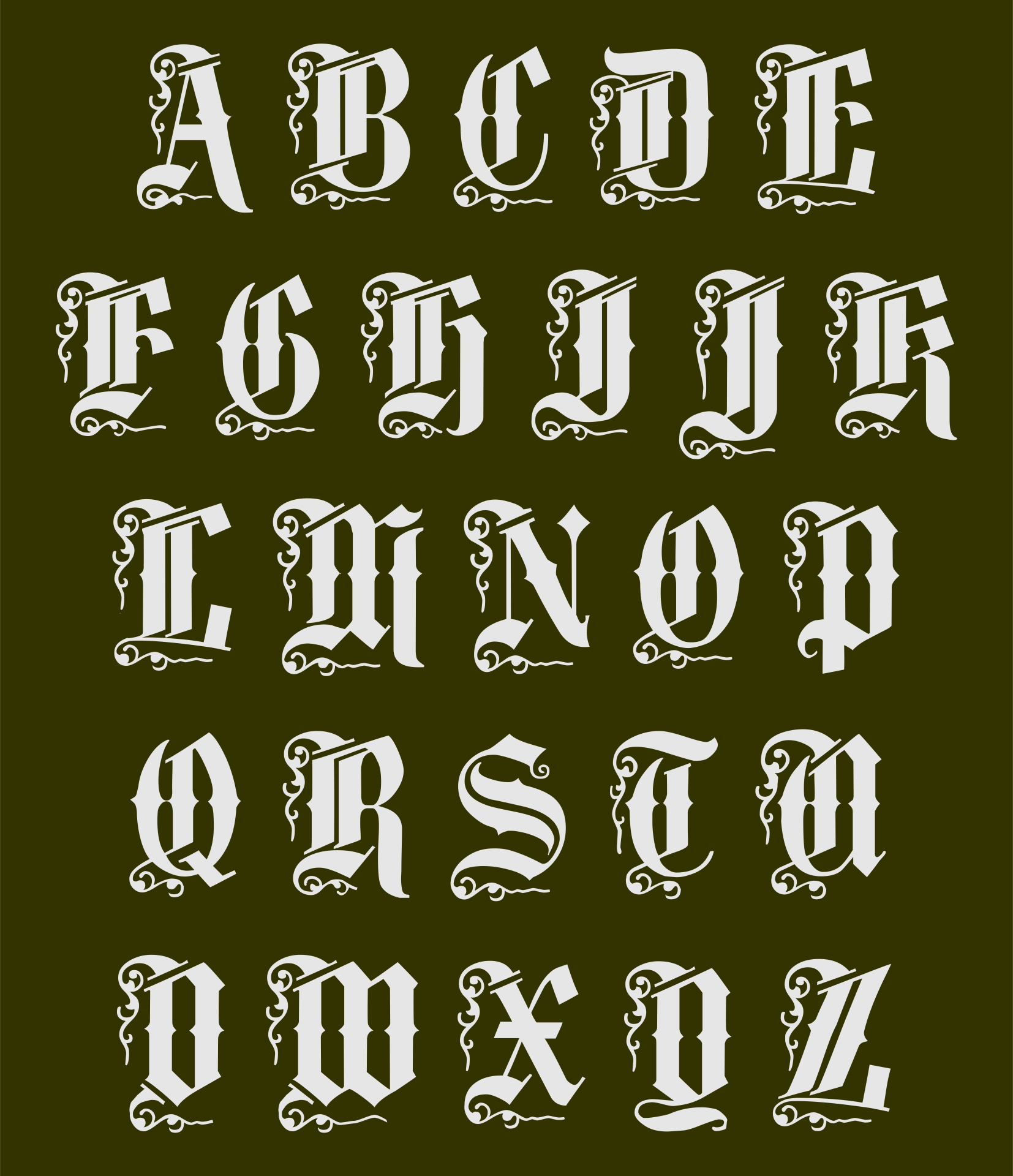 alphabet letters alphabet letters