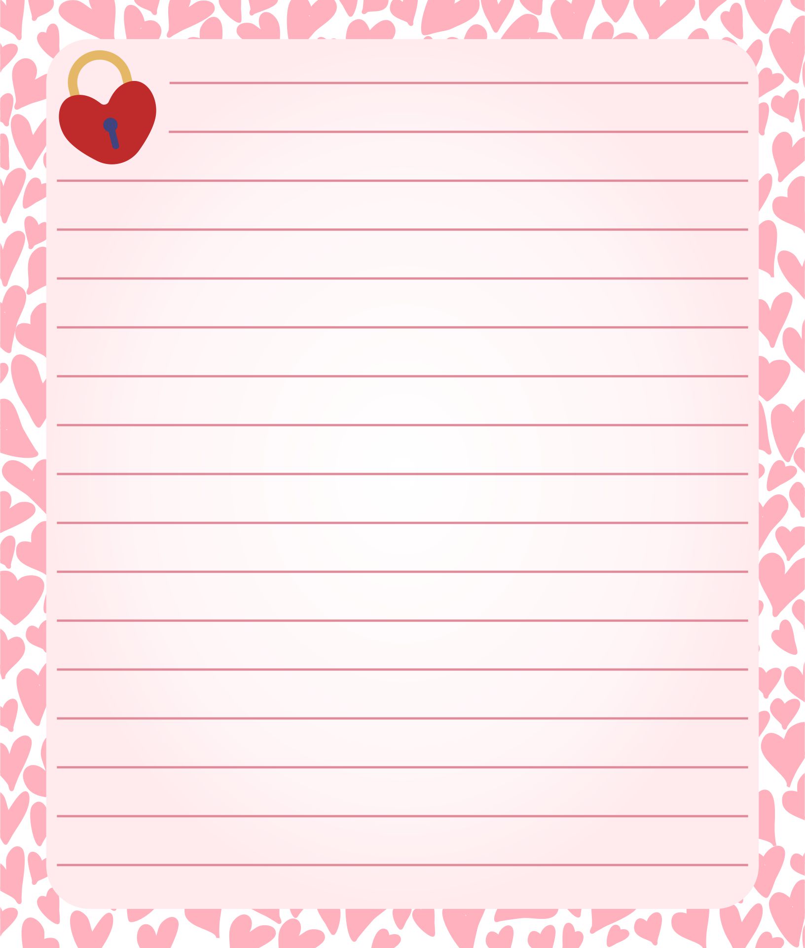 Valentine s Templates 6 Free PDF Printables Printablee