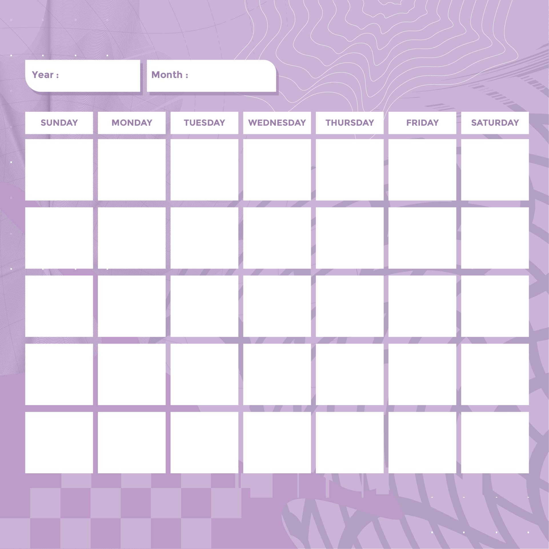 10-best-monthly-calendar-printable-printablee