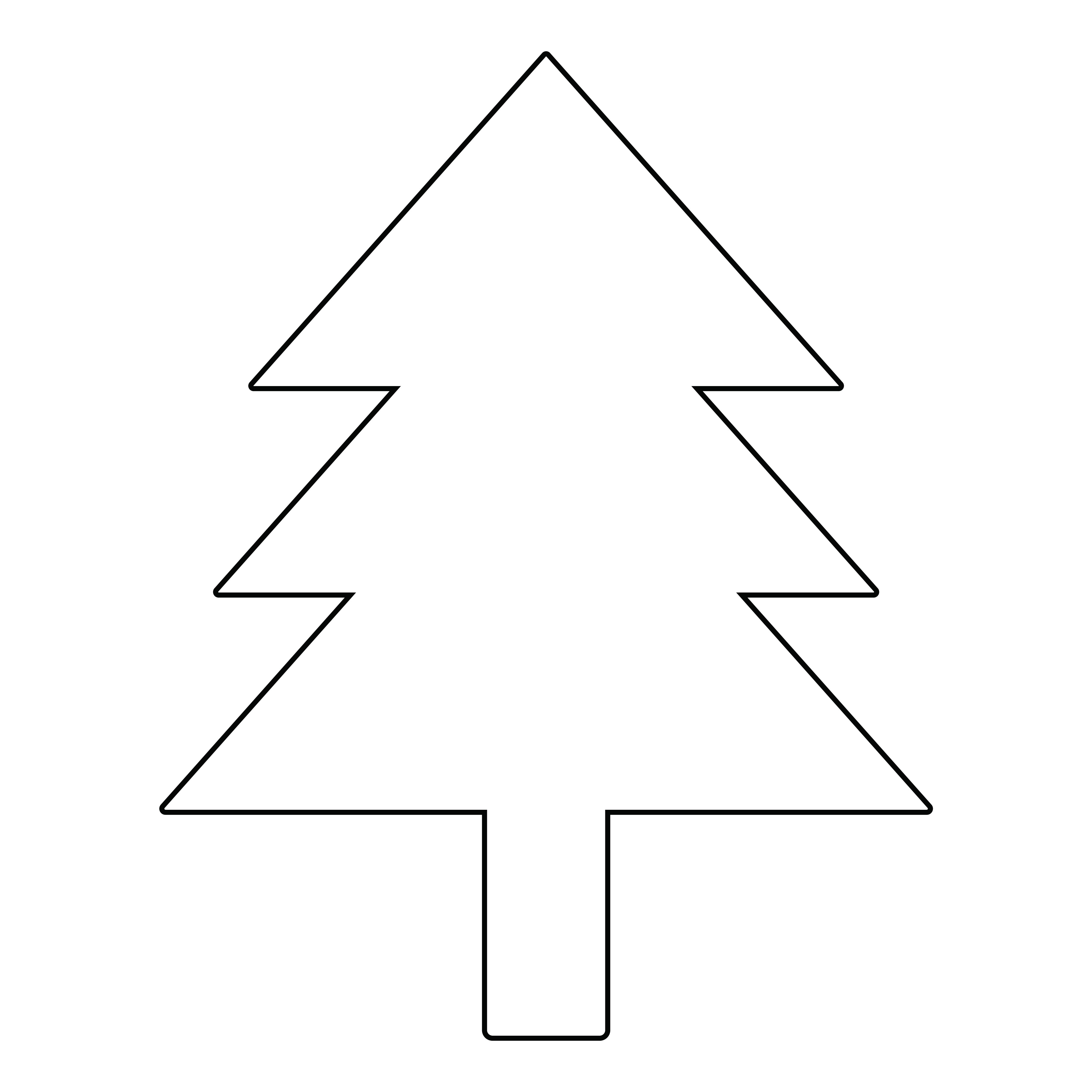 8 Best Free Printable Christmas Tree Pattern Printablee