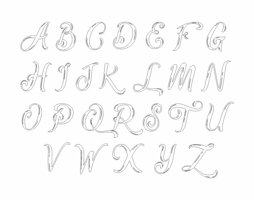 Free Printable Alphabet Letters Fonts Printable Udlvirtual