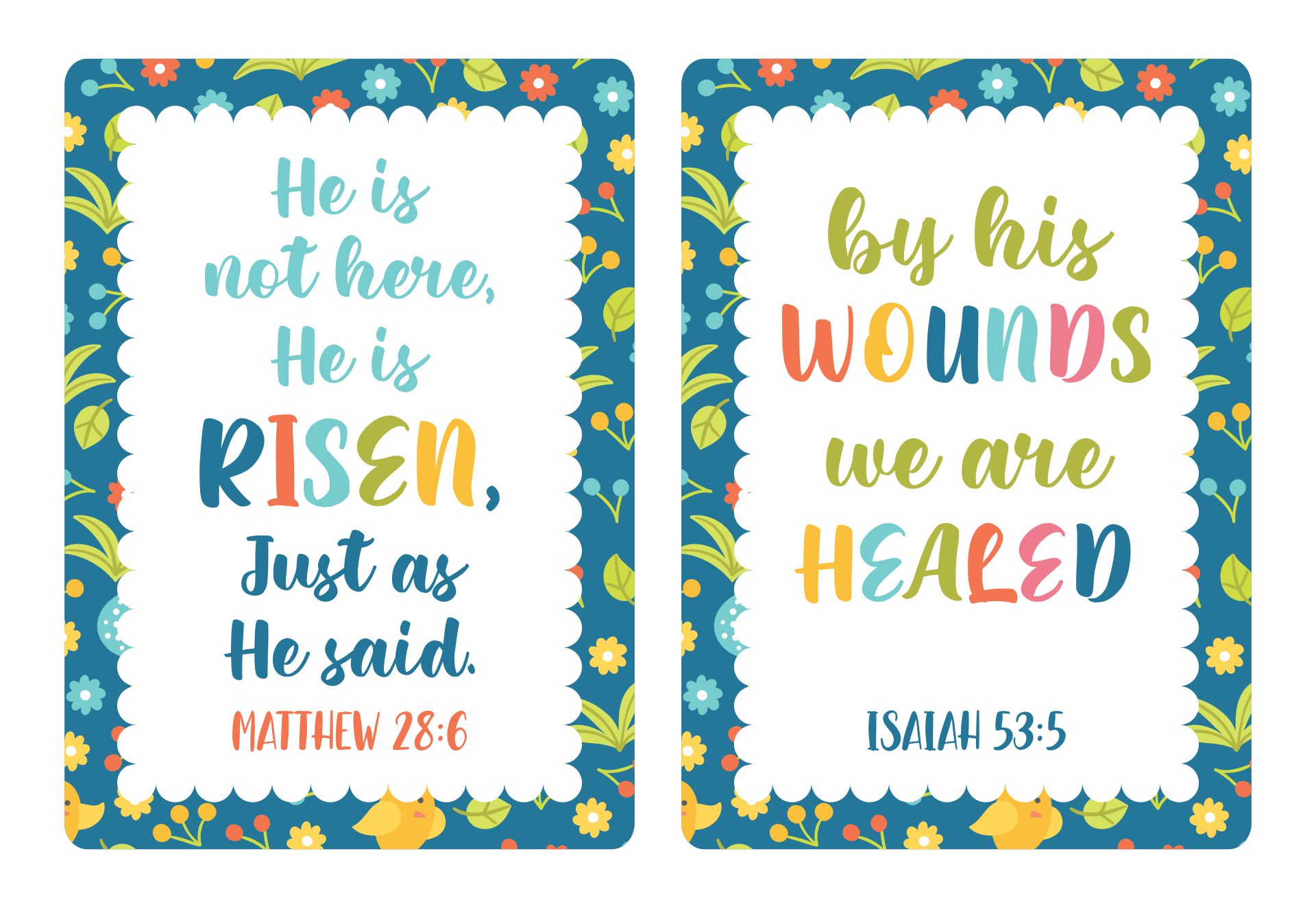  Printable Easter Scriptures