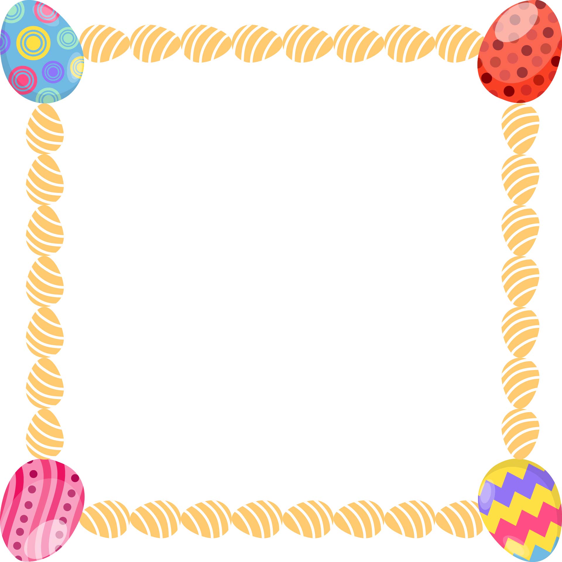 Easter Page Border Clip Art