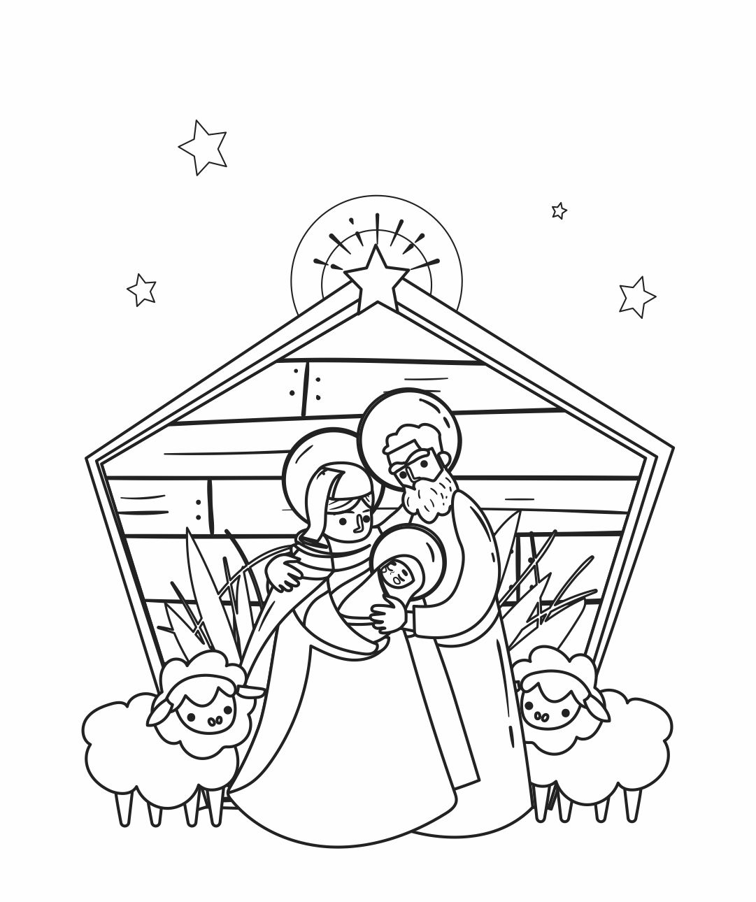 Christmas Coloring Printable Invitations