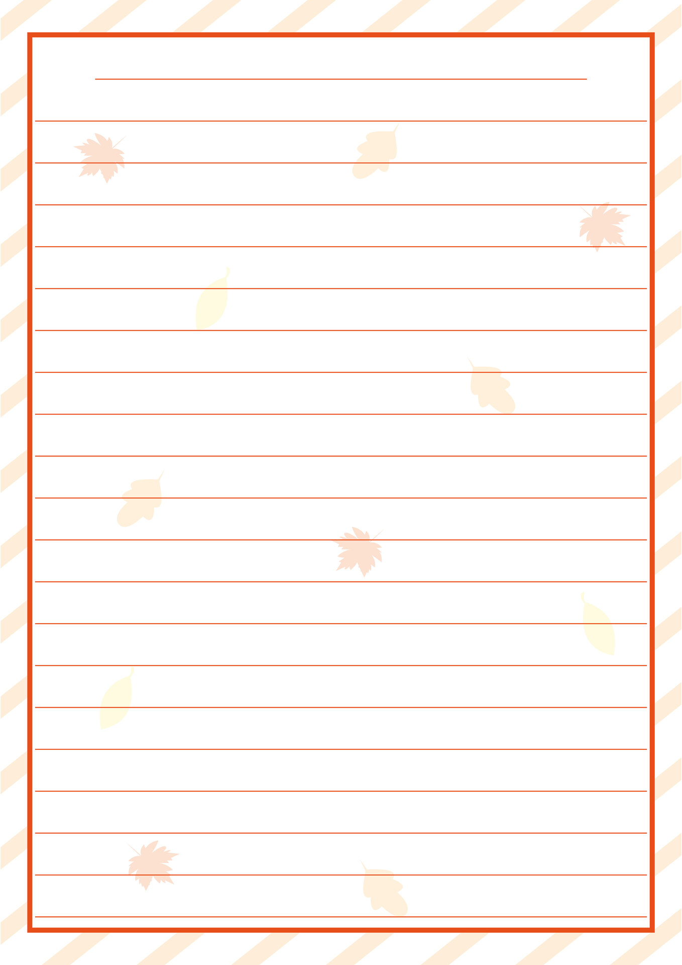 Fall Stationery Printable Free Free Printable Templates