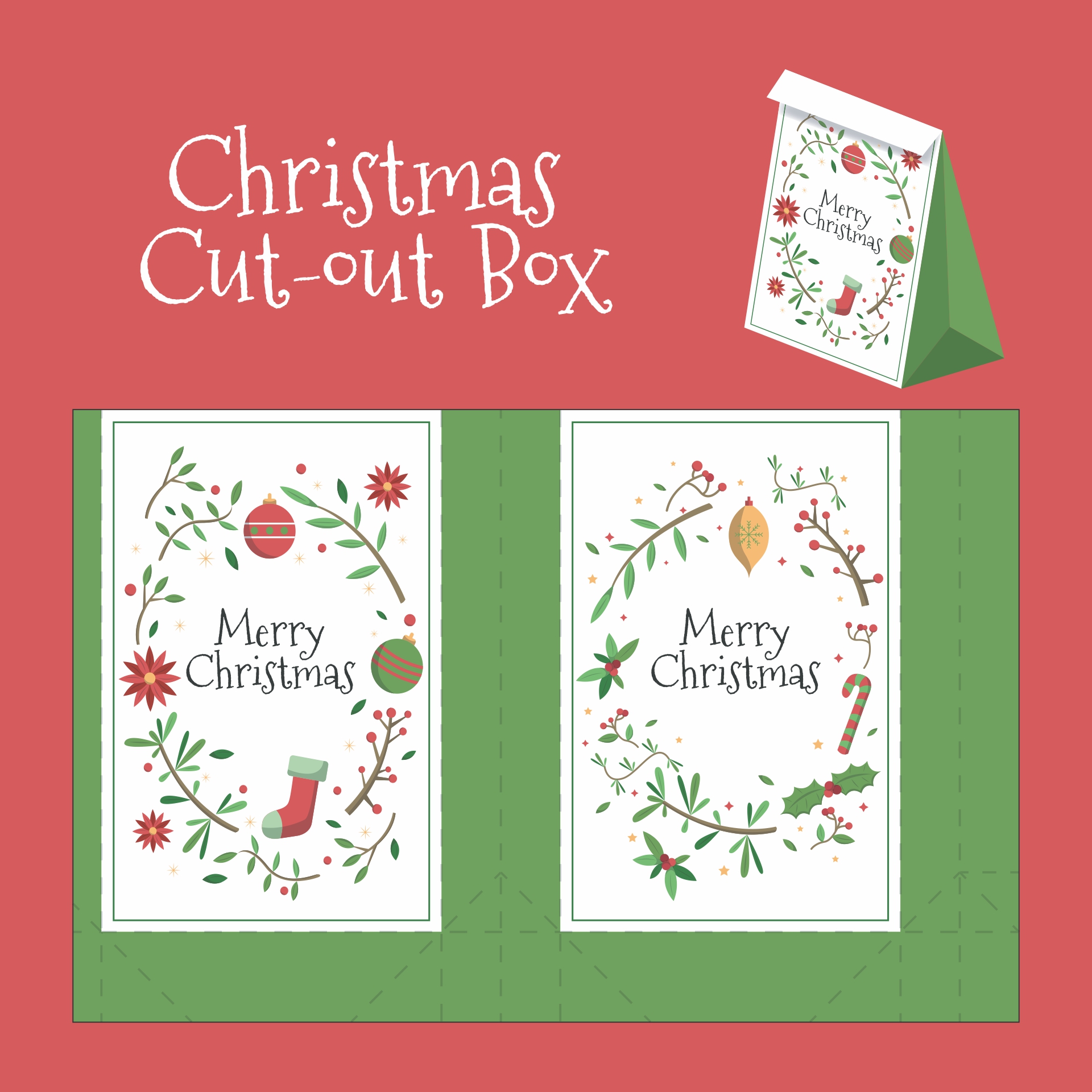 Free Printable Christmas Gift Bags Templates