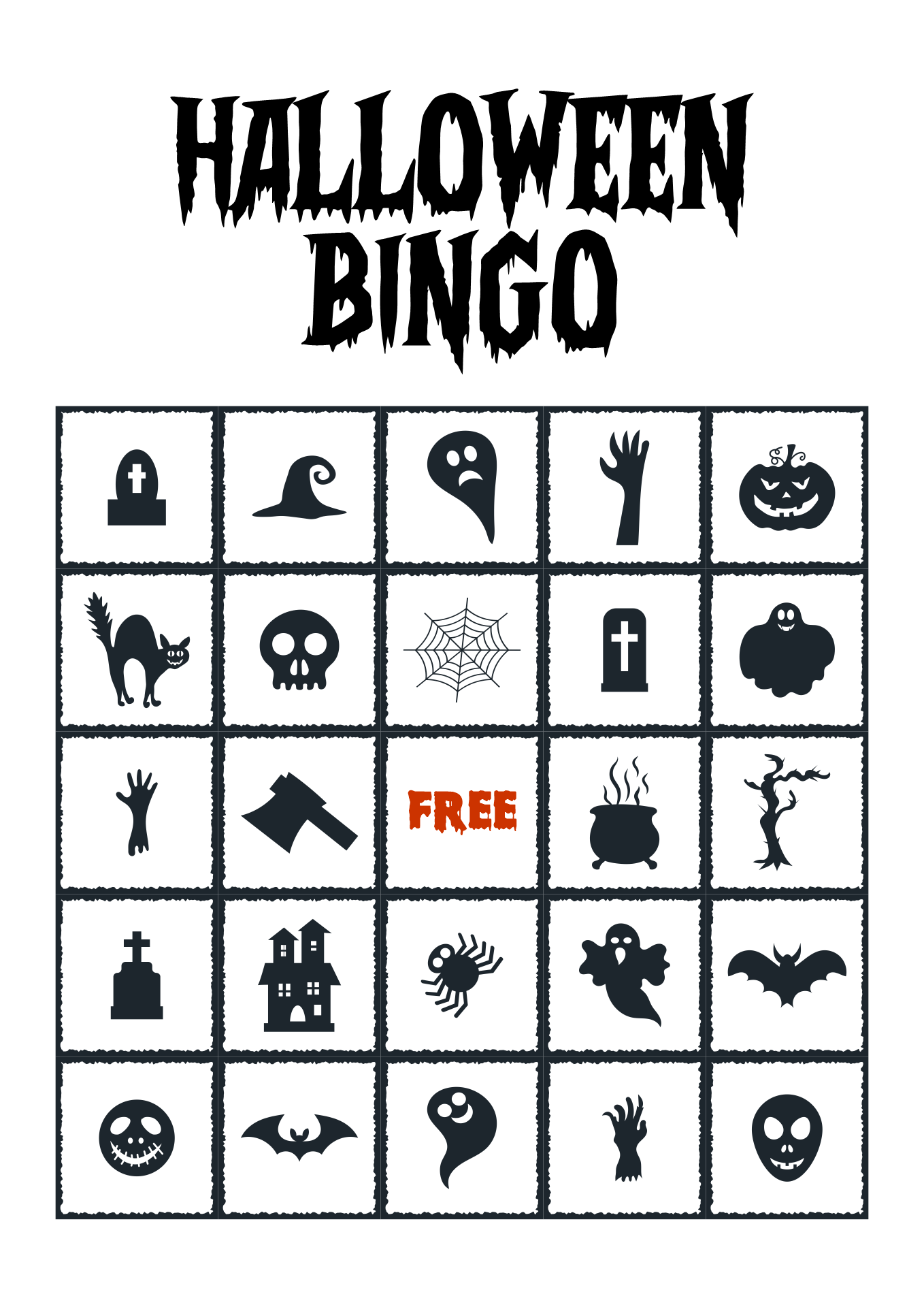 15 Best Printable Halloween Bingo Printablee
