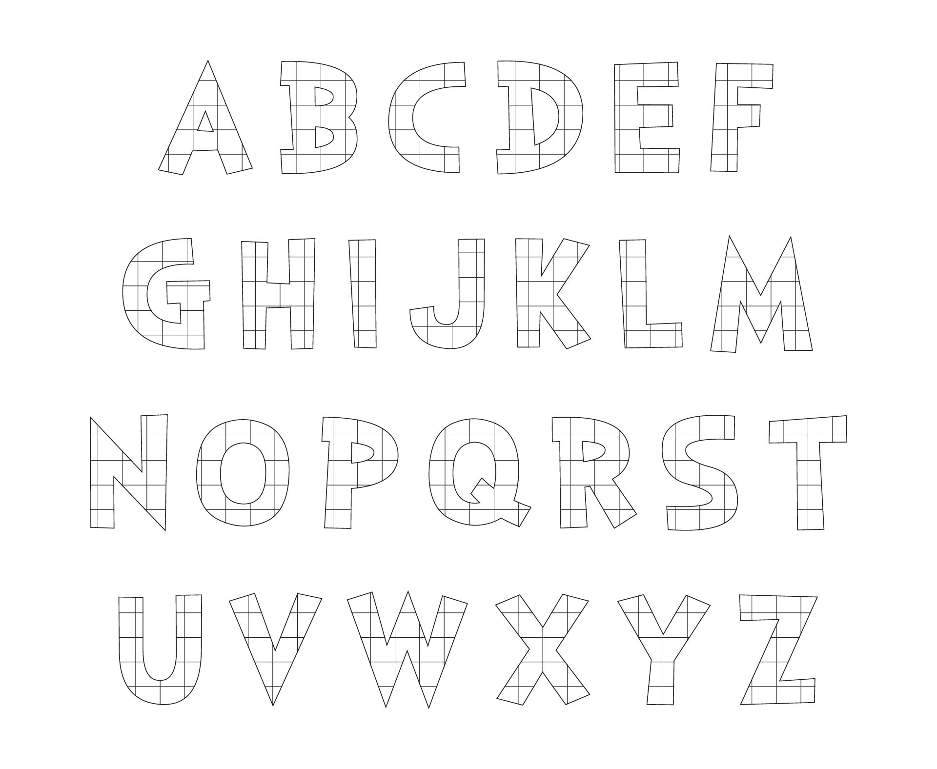 10 Best Large Printable Font Templates Printablee