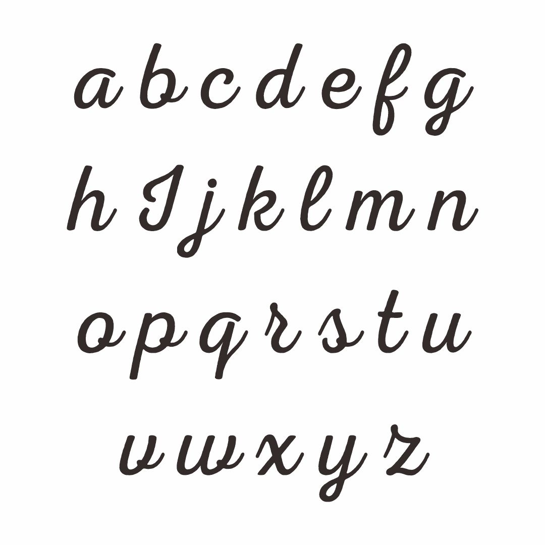 Printable Letter Stencils Font