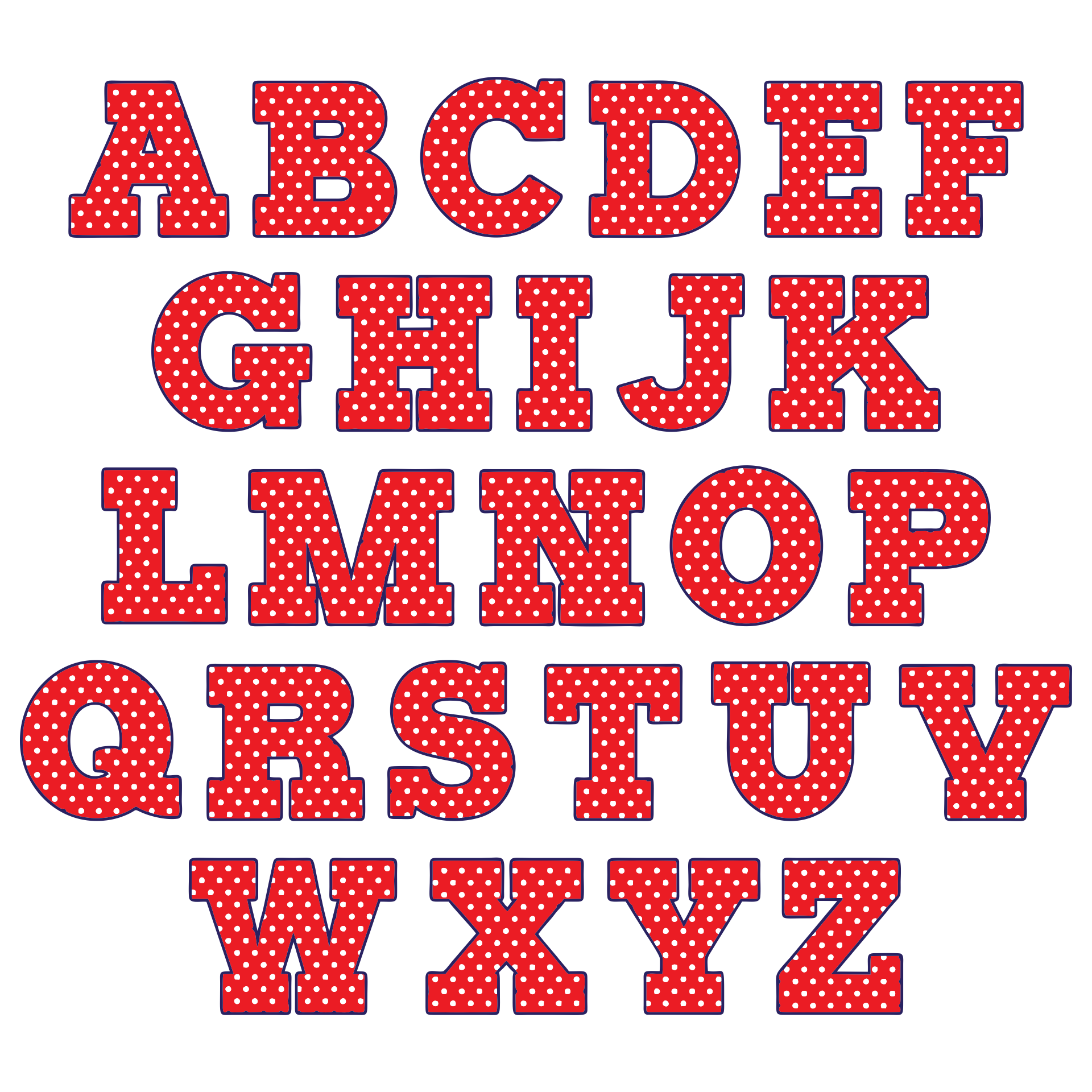 Polka Dot Font Svg Polka Dot Alphabet Alphabet Svg Polka Dot | My XXX ...