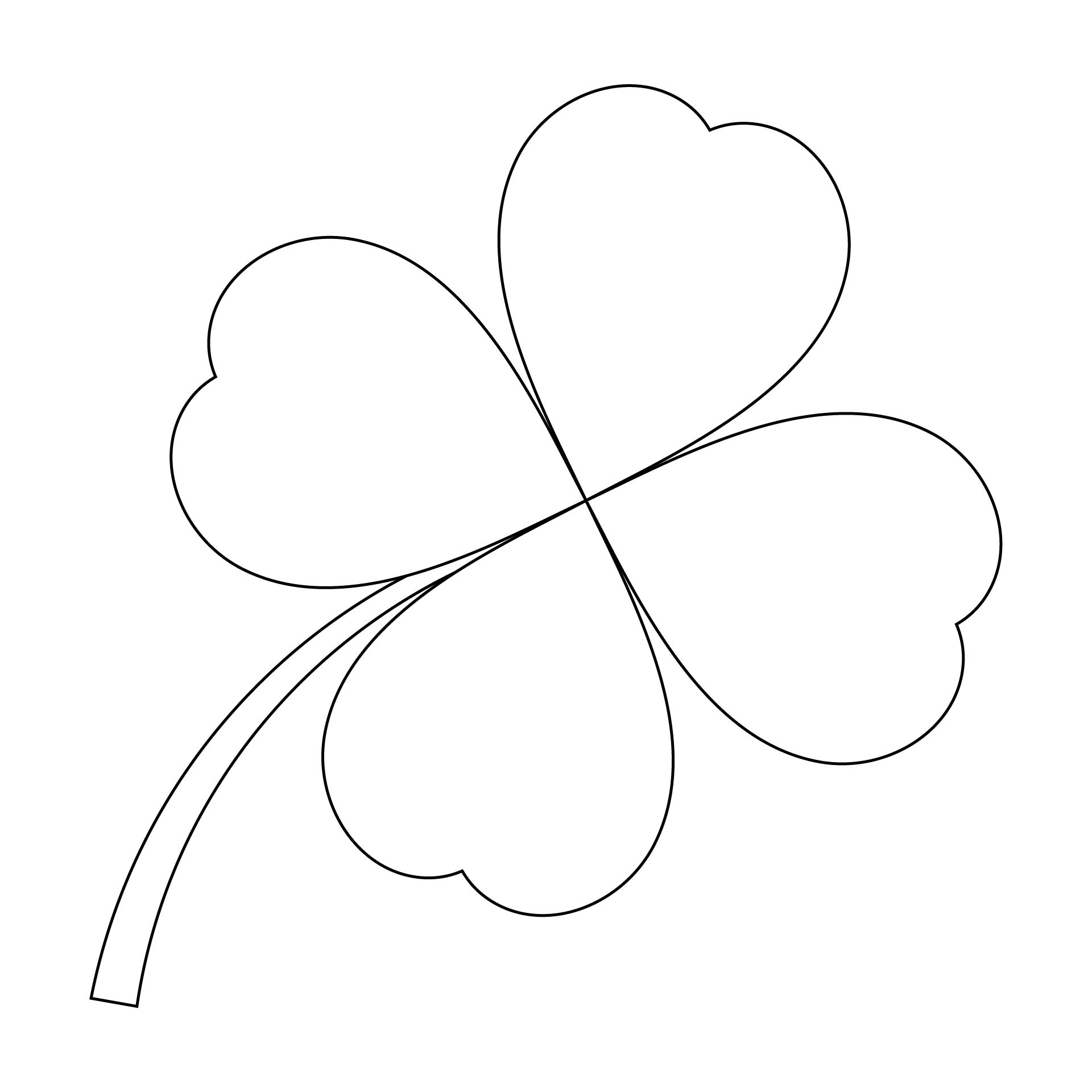  Printable Shamrocks to Color