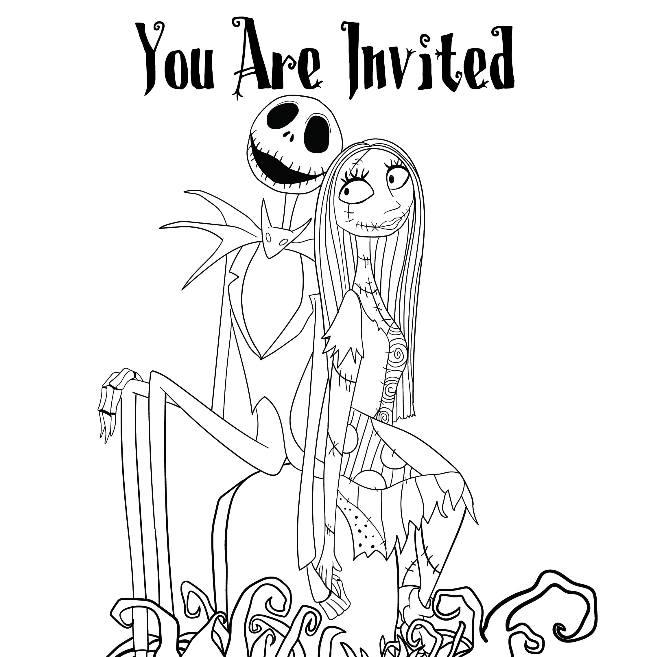 Printable Nightmare Before Christmas