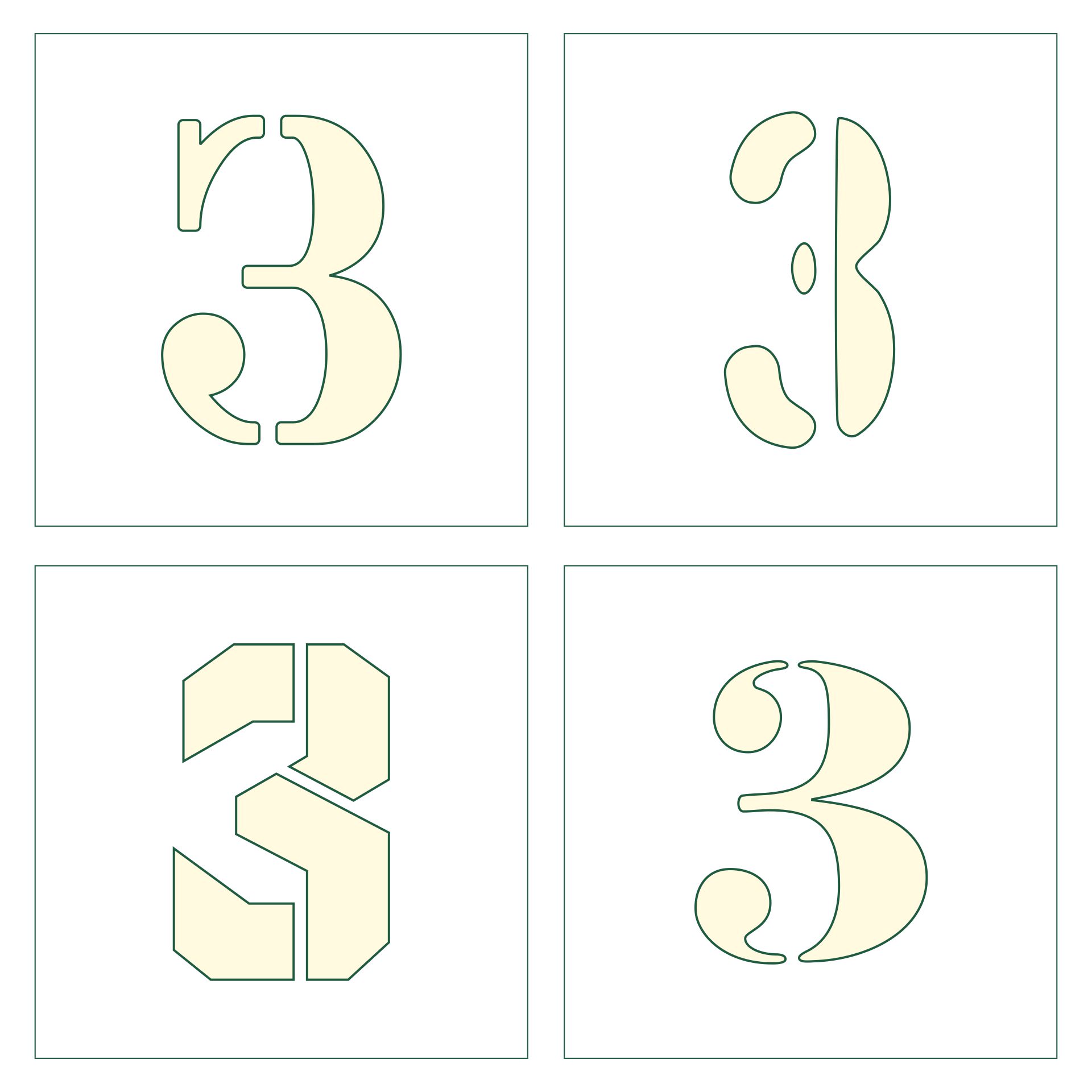 Number 3 Templates - 10 Free PDF Printables | Printablee