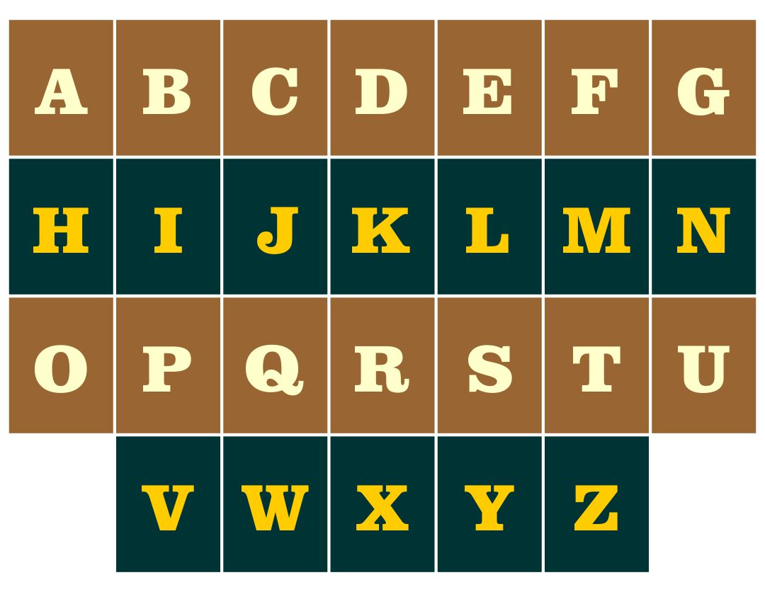 Printable Alphabet Letters Flash Cards