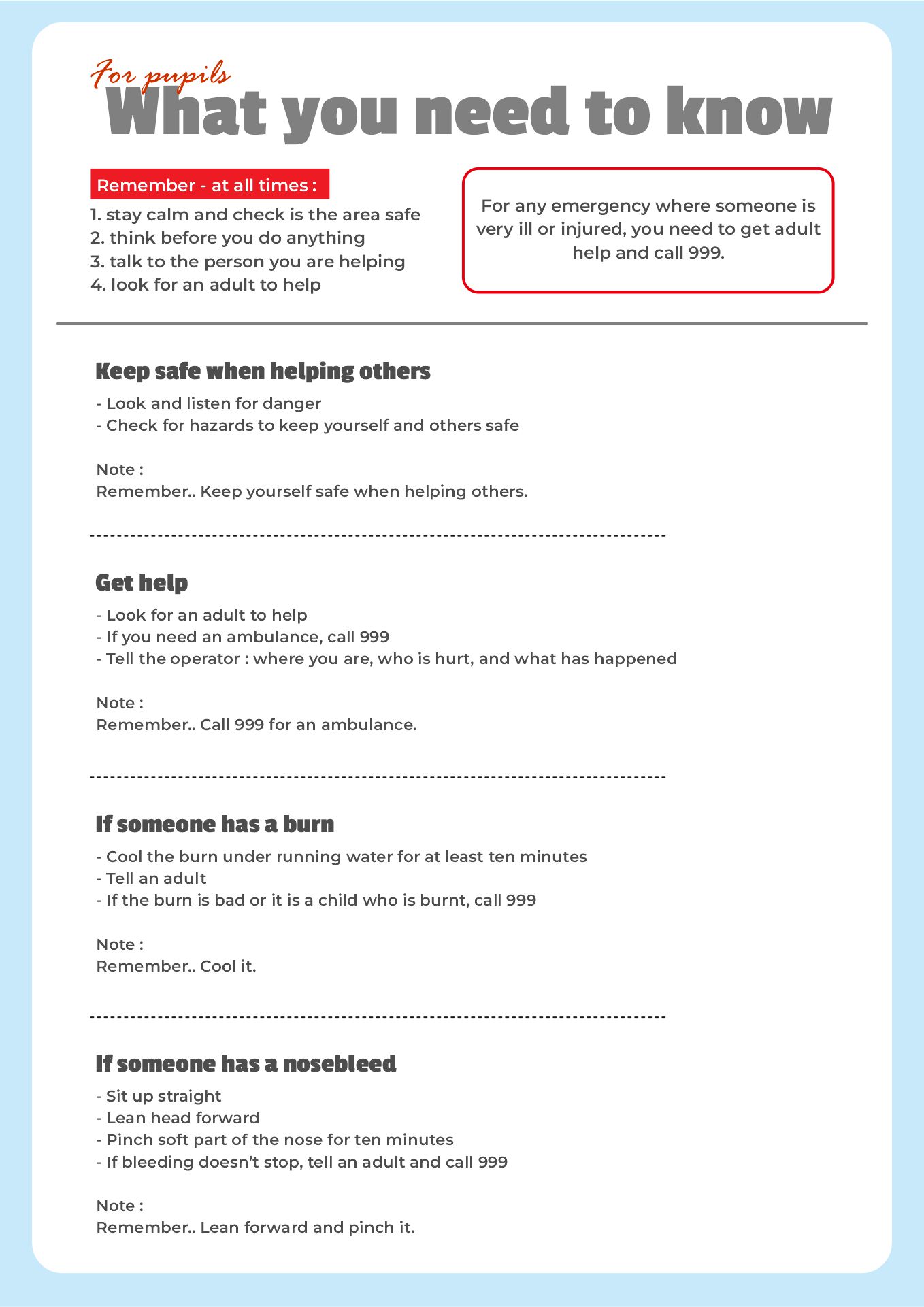10 Best Printable First Aid Poster Printablee Com