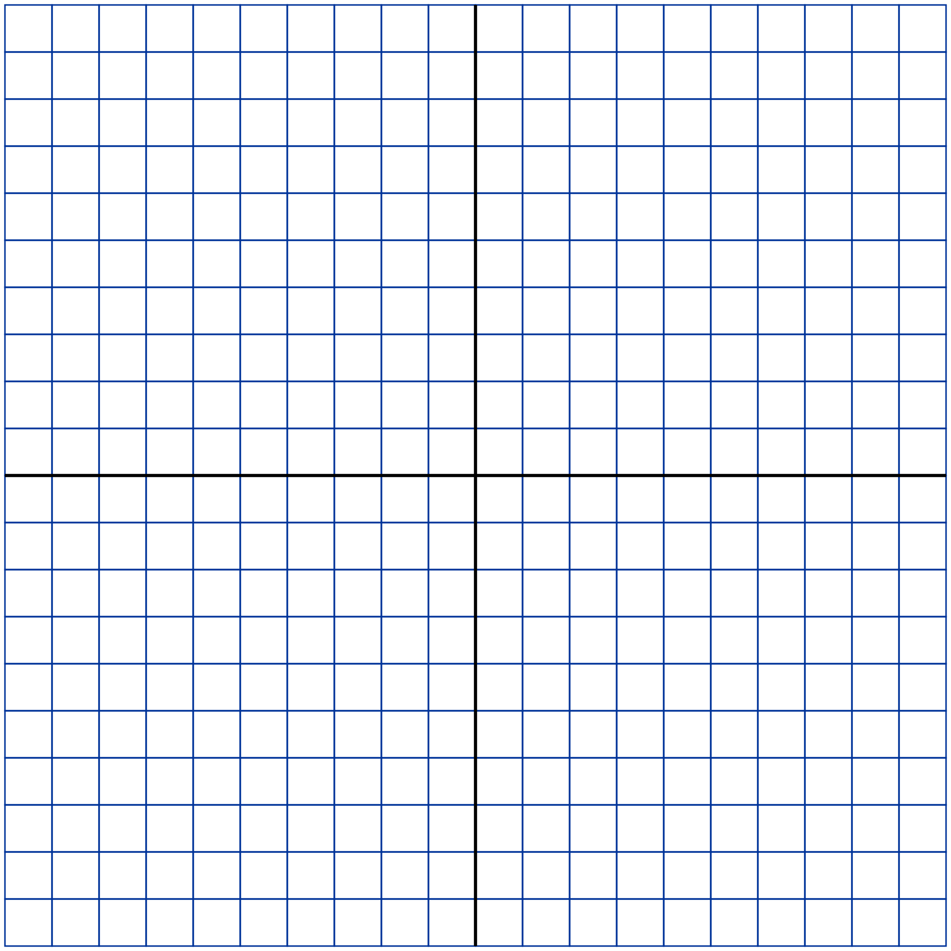 20 X 20 Grid Printable