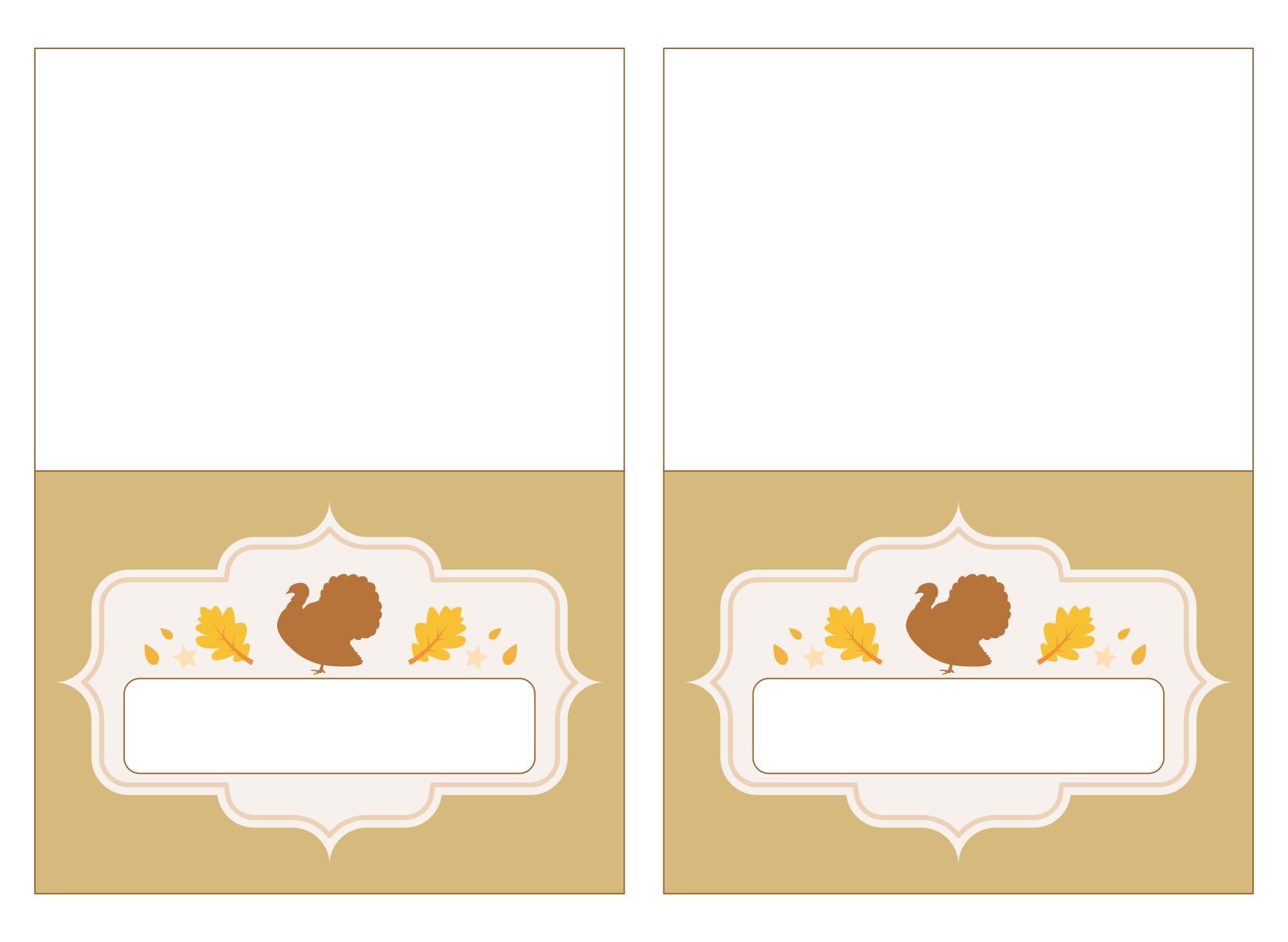 Printable Thanksgiving Placecards