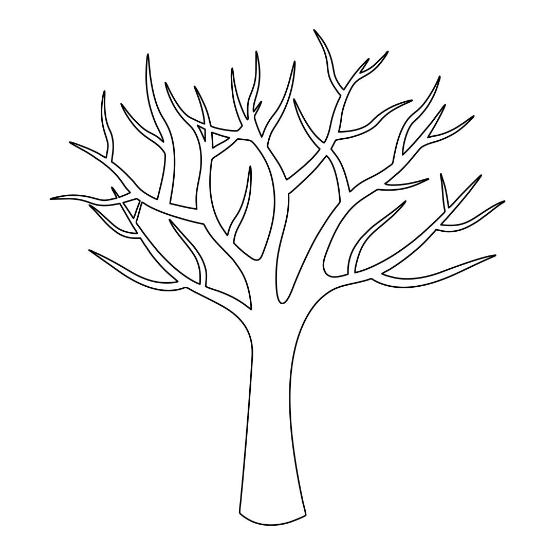 Spring Printable Tree Templates