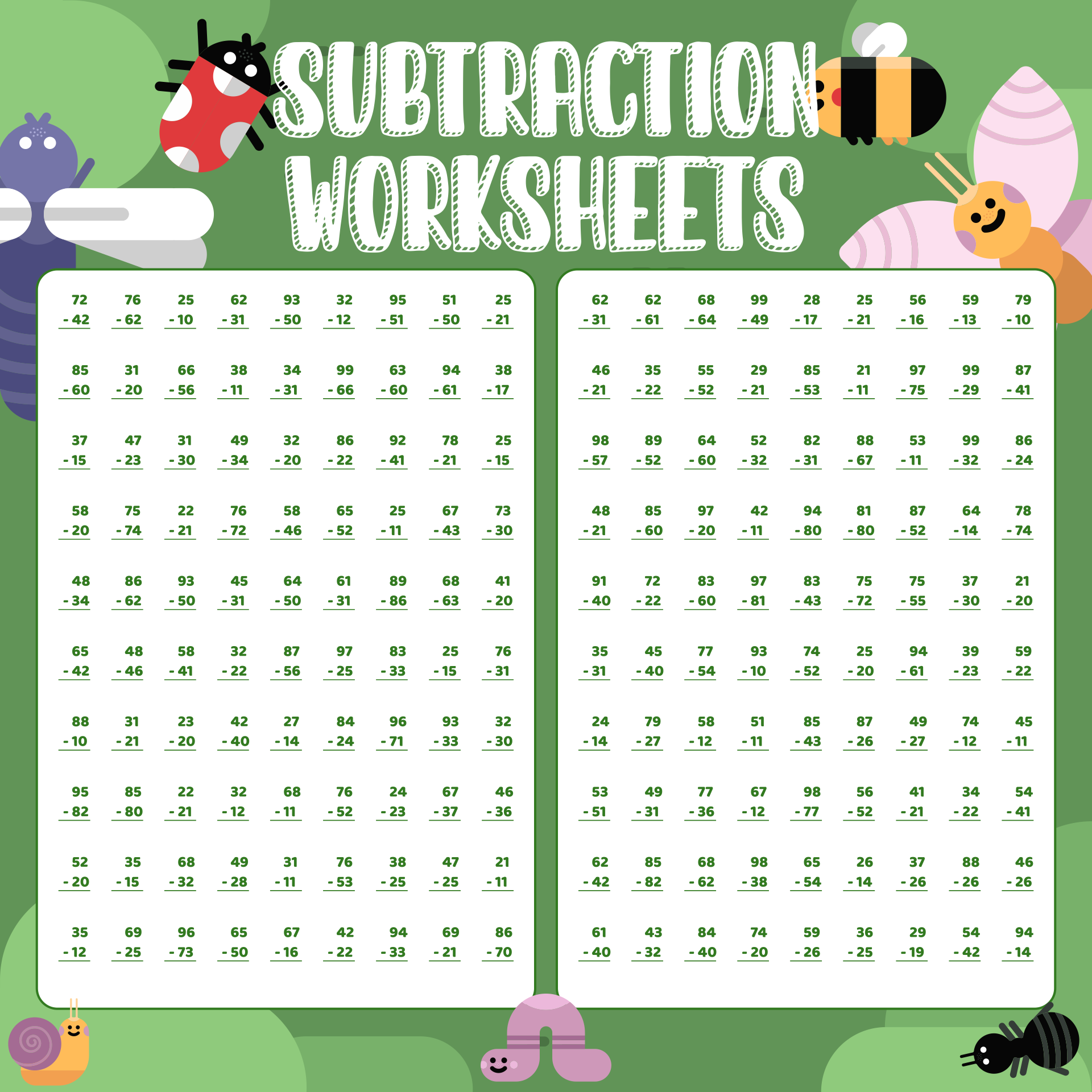 3rd Grade Math Worksheets Printable