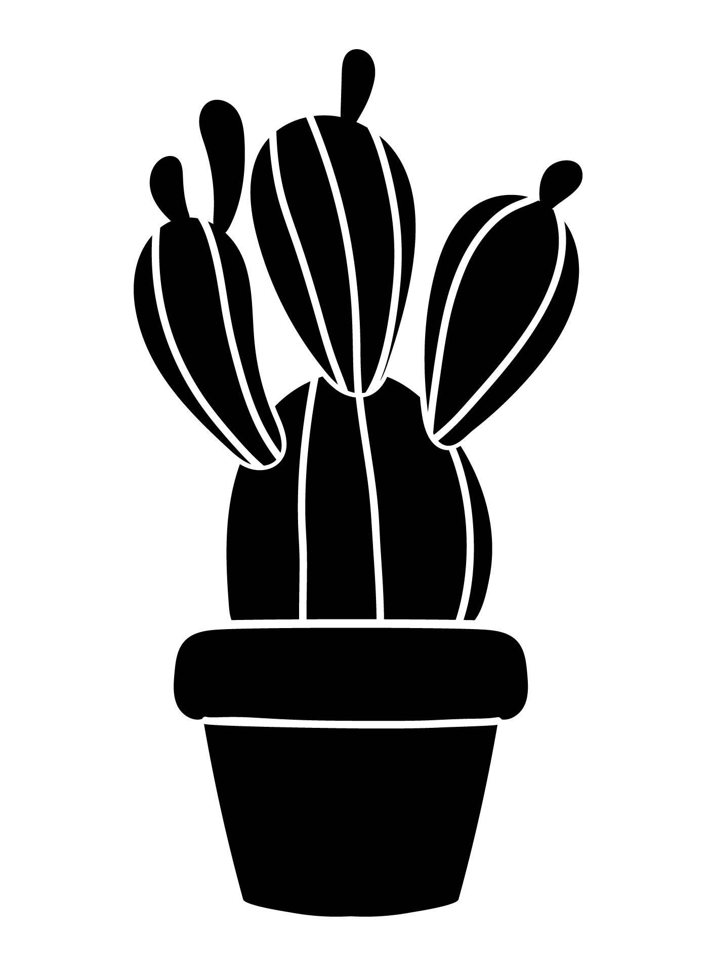 Cactus Stencils Printable