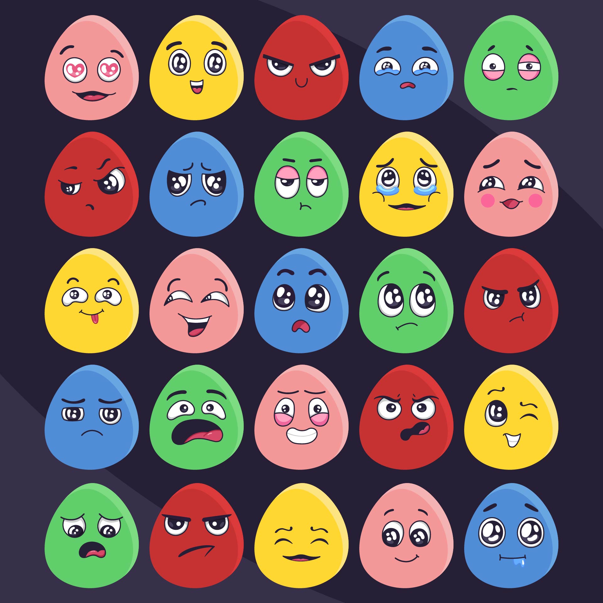 Feelings Chart Faces Printable