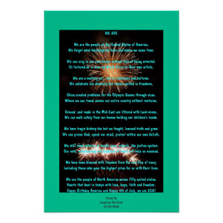 Fourth of July Printable Poems