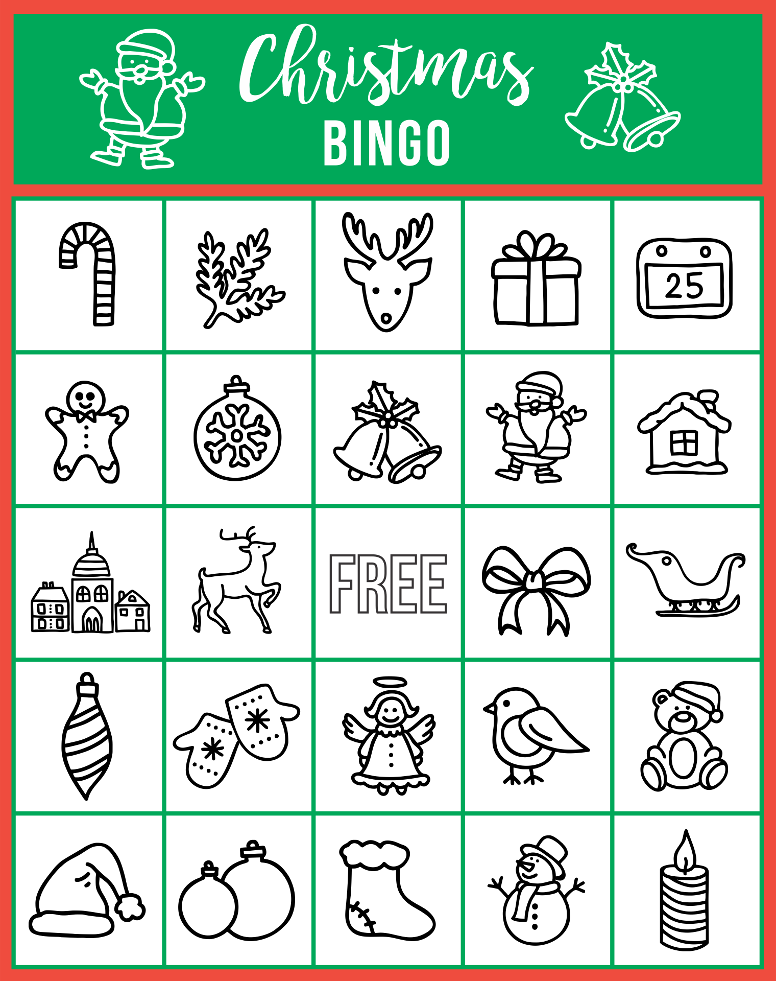 Printable Christmas Song Trivia Game