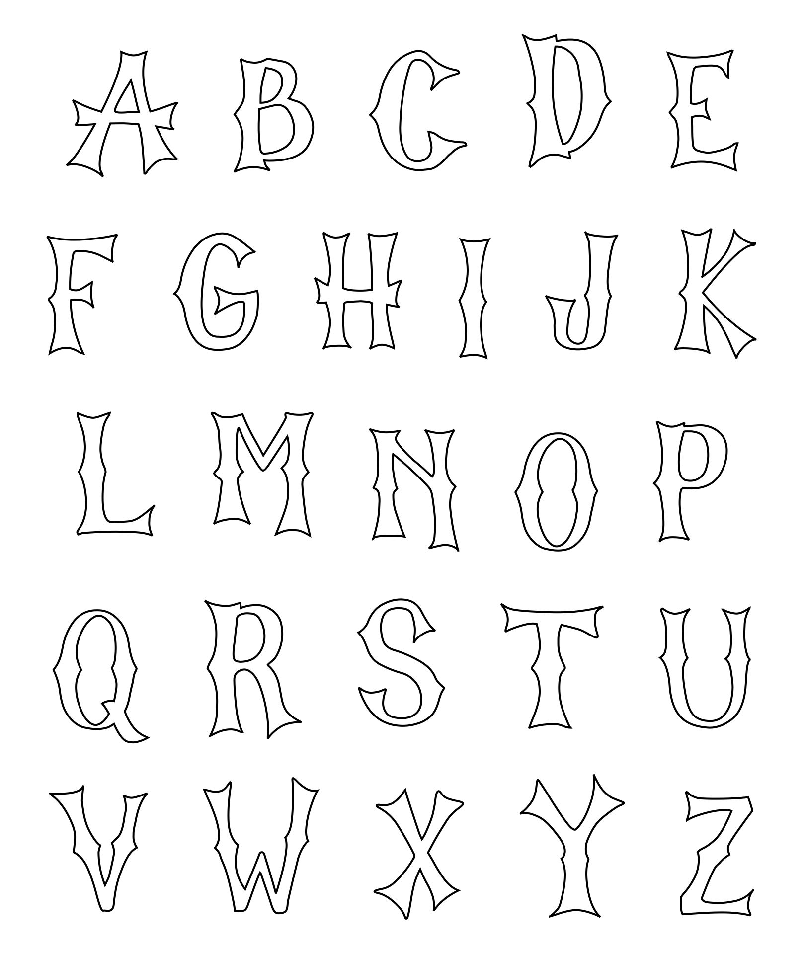 Halloween Letter Stencils 15 Free PDF Printables Printablee halloween-letter-stencils-15-free-pdf-printables-printablee