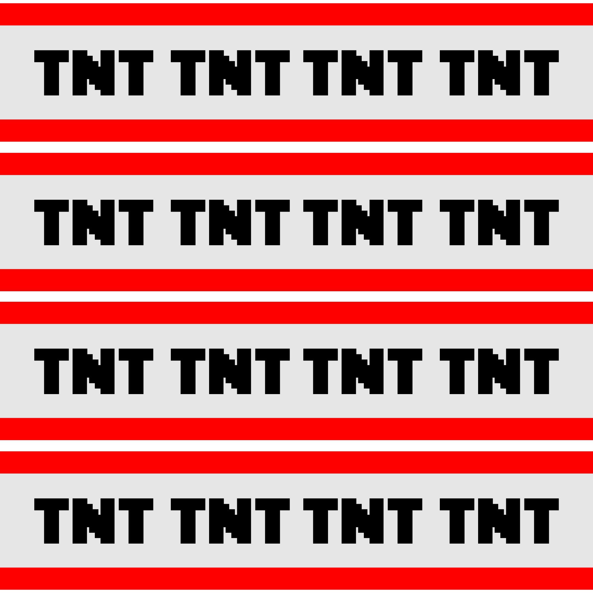 Minecraft TNT Printable