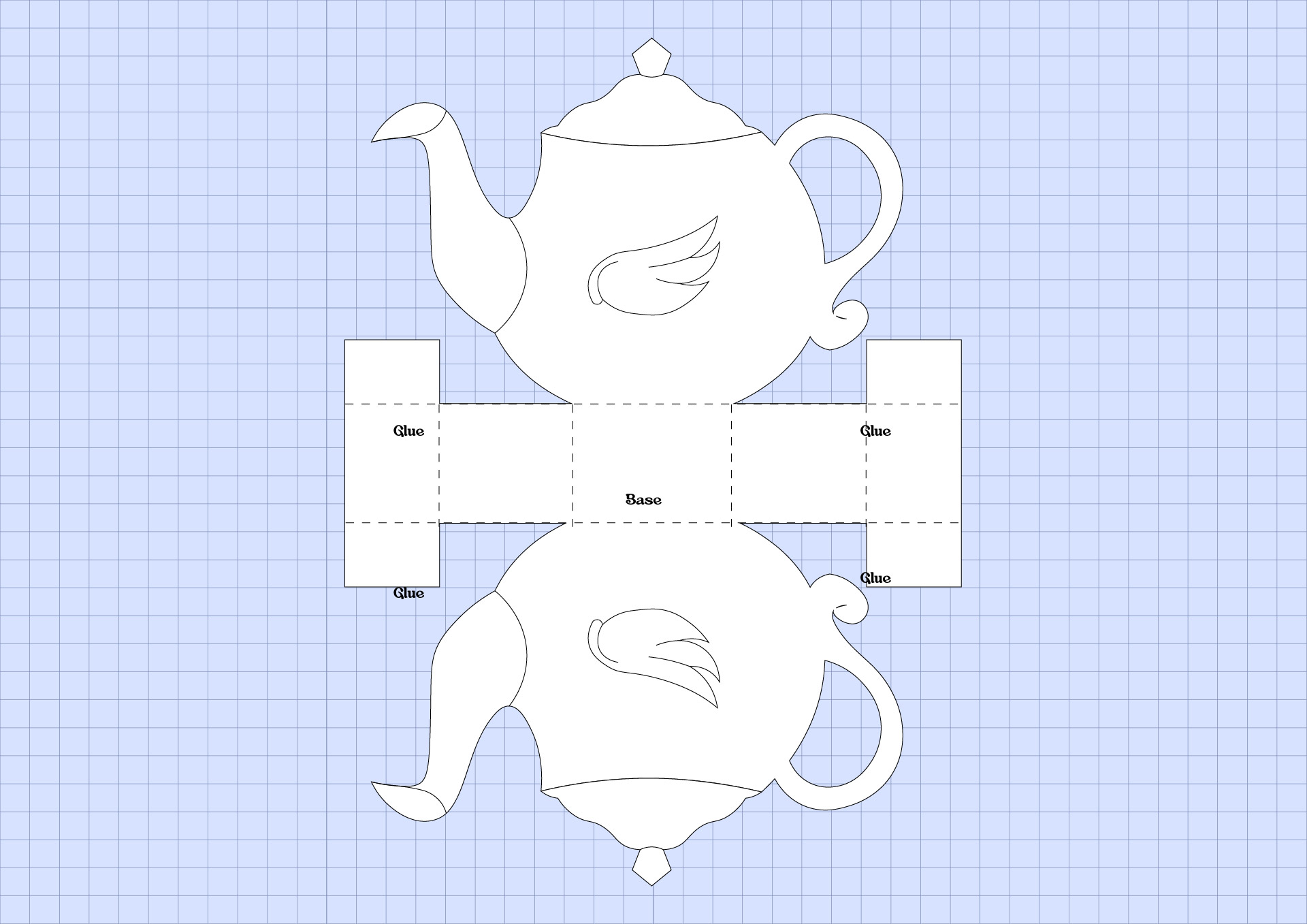 10 Best Tea Cups Printable Box Templates Printablee Com