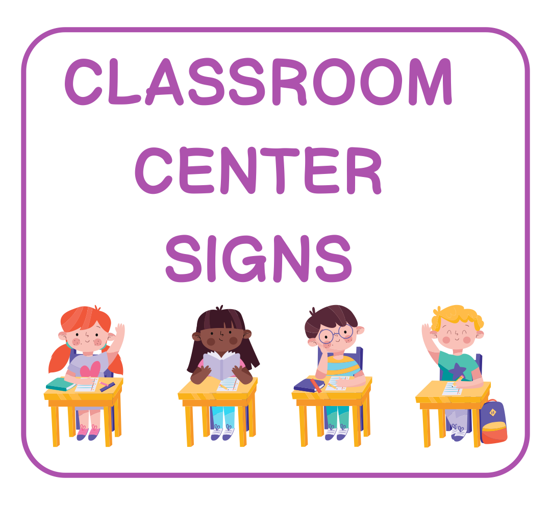 Free Printable Center Signs