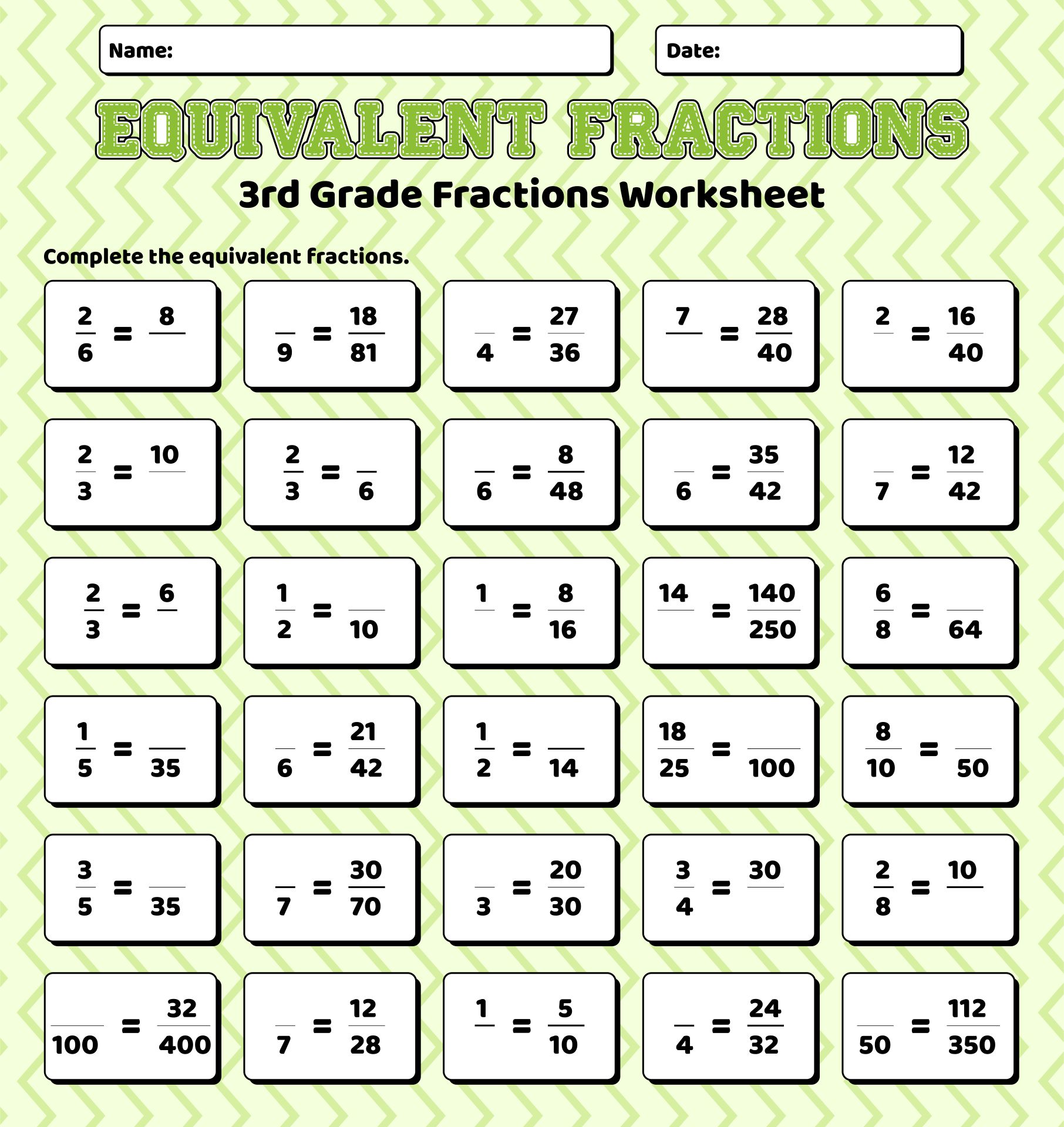 Images of 3rd grade math worksheets