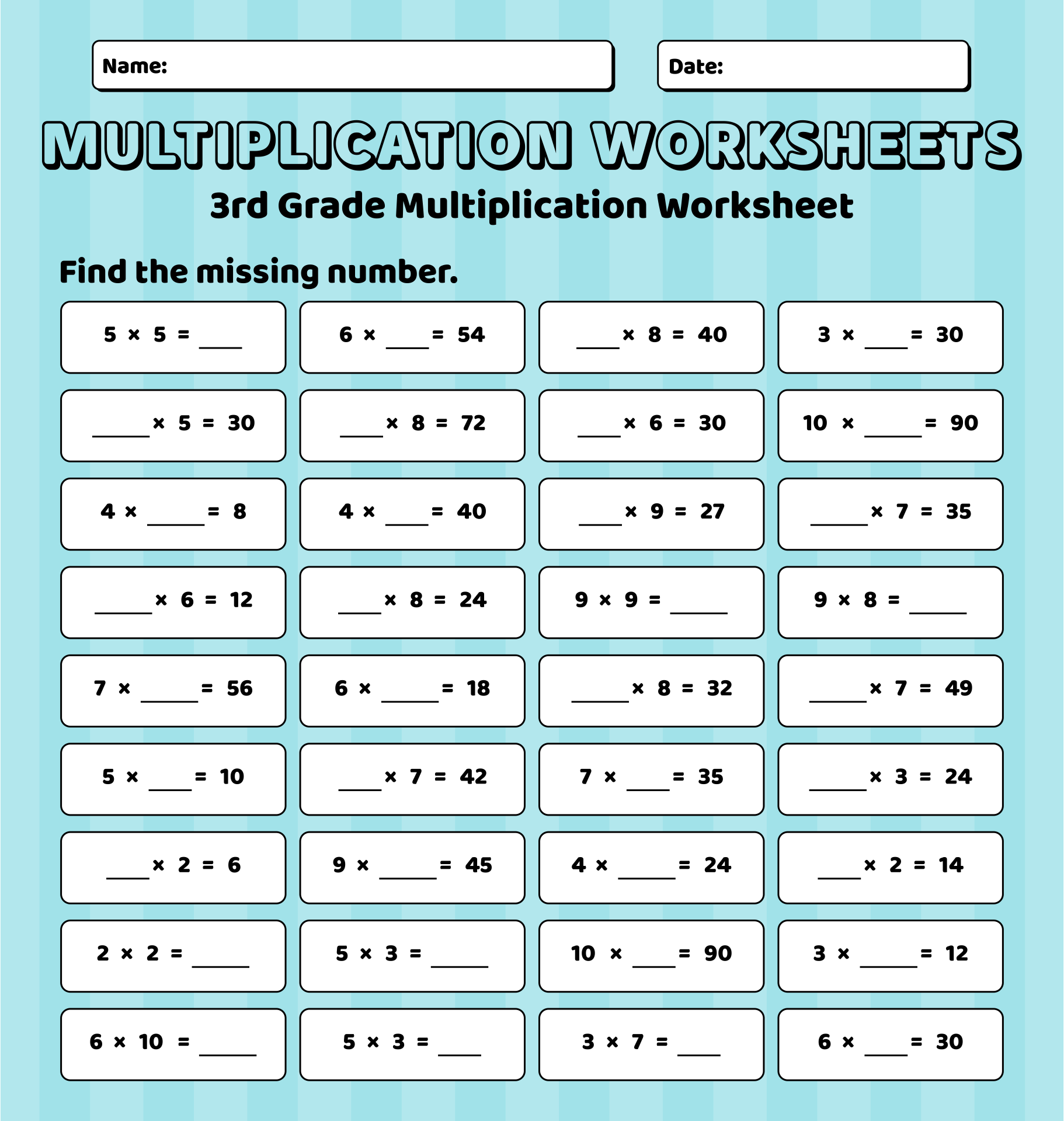 Printable math worksheets for nursing students