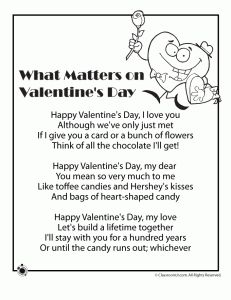 Valentines Day Poems From Kids