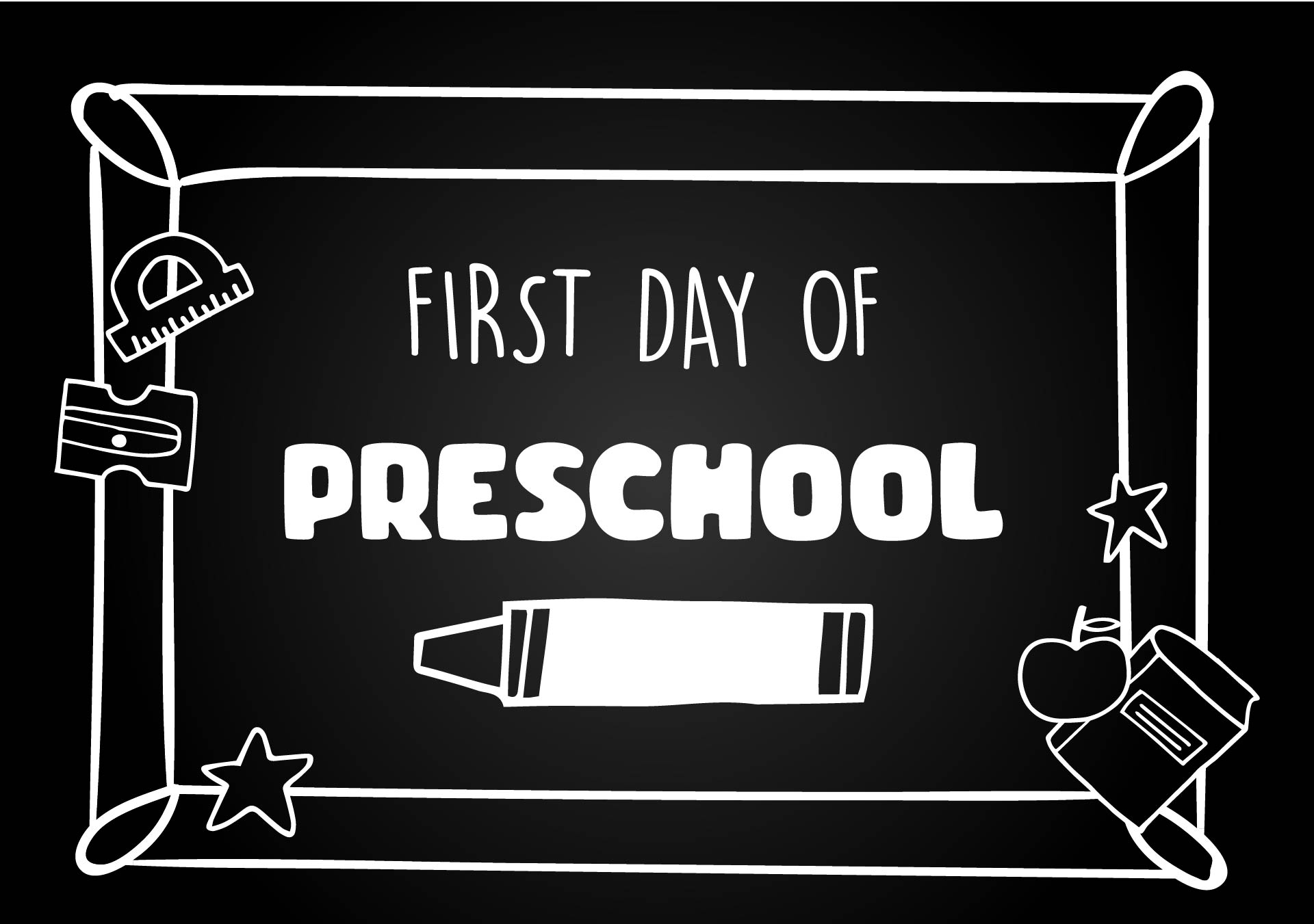 2014 First Day of School Printables