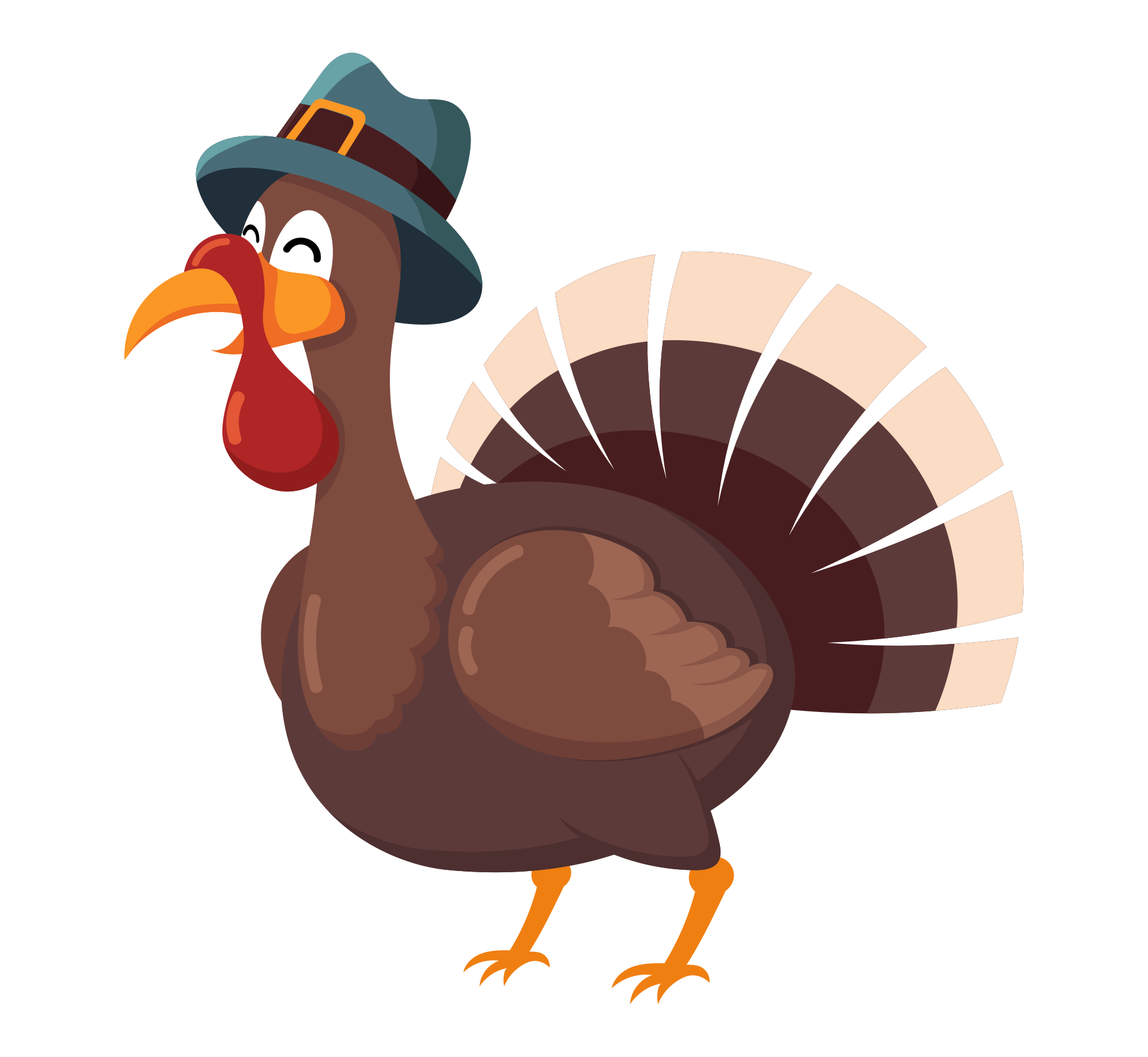 Cute Thanksgiving Turkey Clip Art