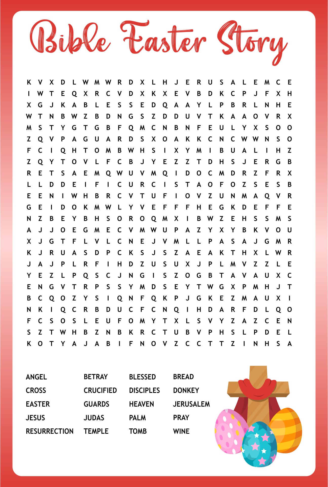 Bible Easter Worksheets - 10 Free PDF Printables | Printablee